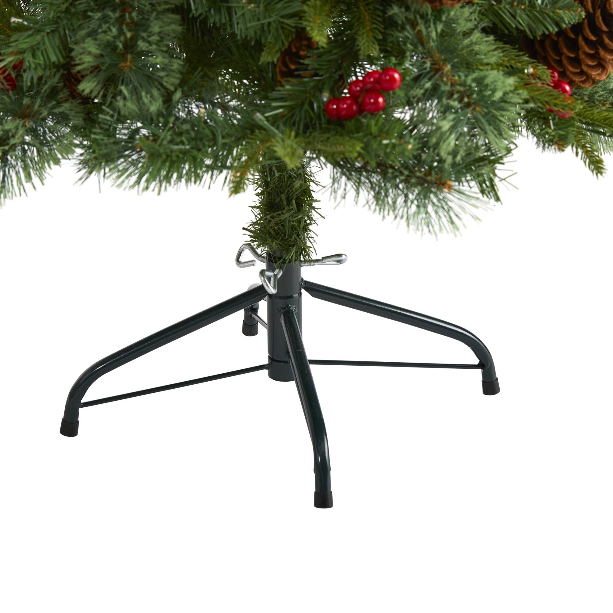 4ft. Pre-Lit Norway Mixed Pine Artificial Christmas Tree, Clear LED Lights