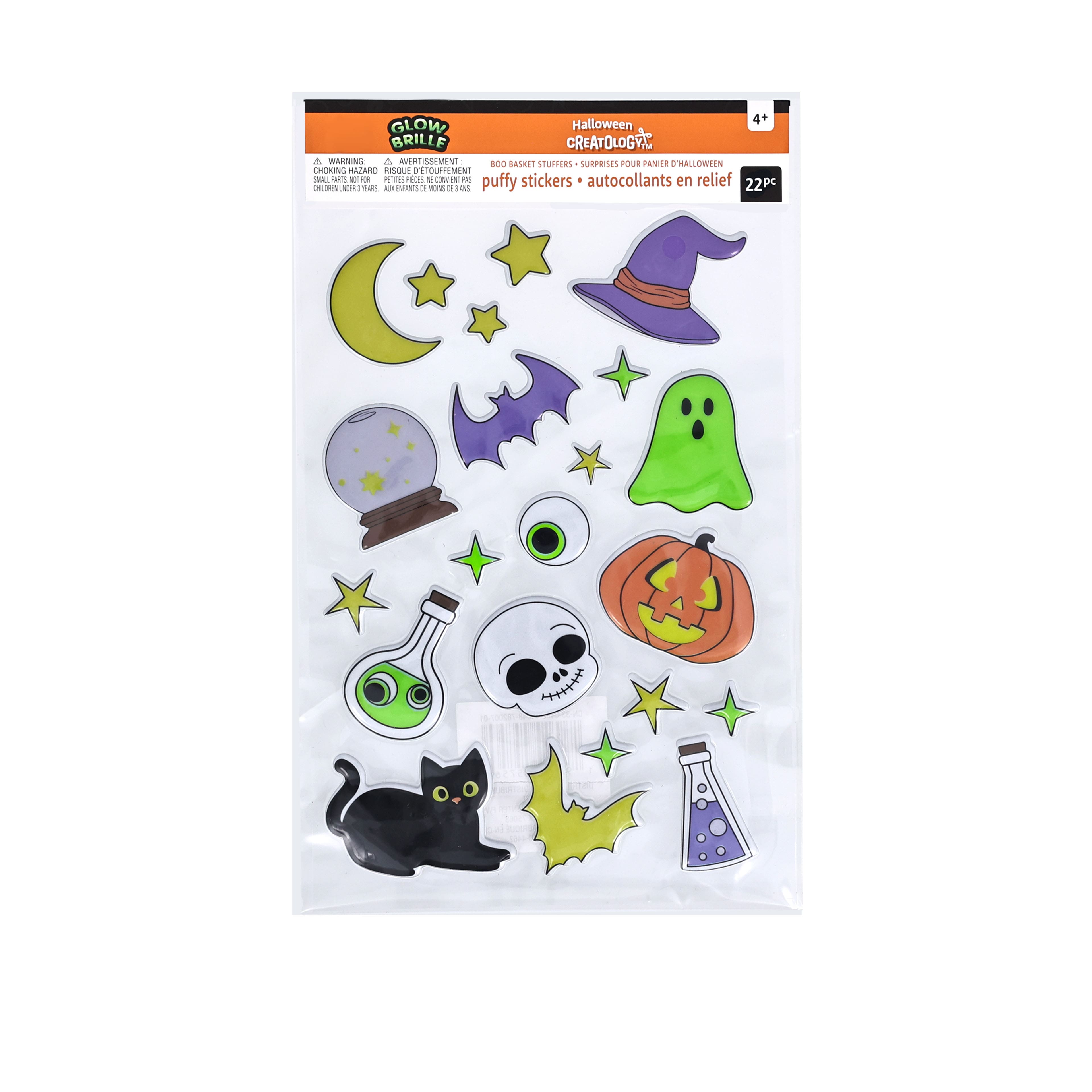 Glow-in-the-Dark Puffy Stickers by Creatology&#x2122;