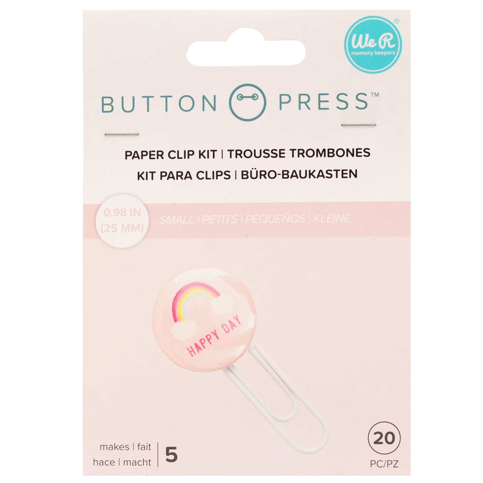 We R Memory Keepers&#xAE; Button Press&#x2122; Small Paper Clip Kit