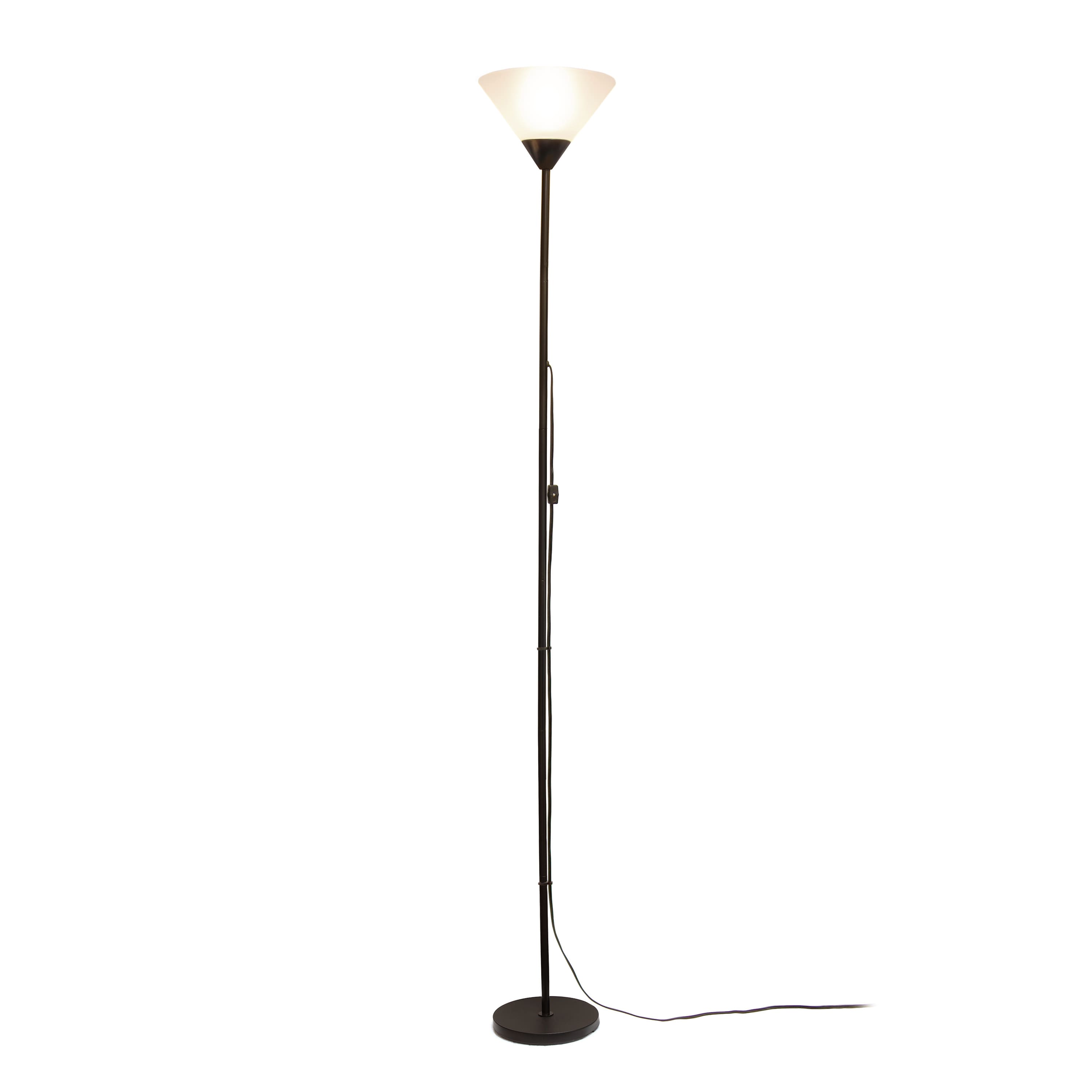 Simple Designs 70&#x22; Torchiere Floor Lamp