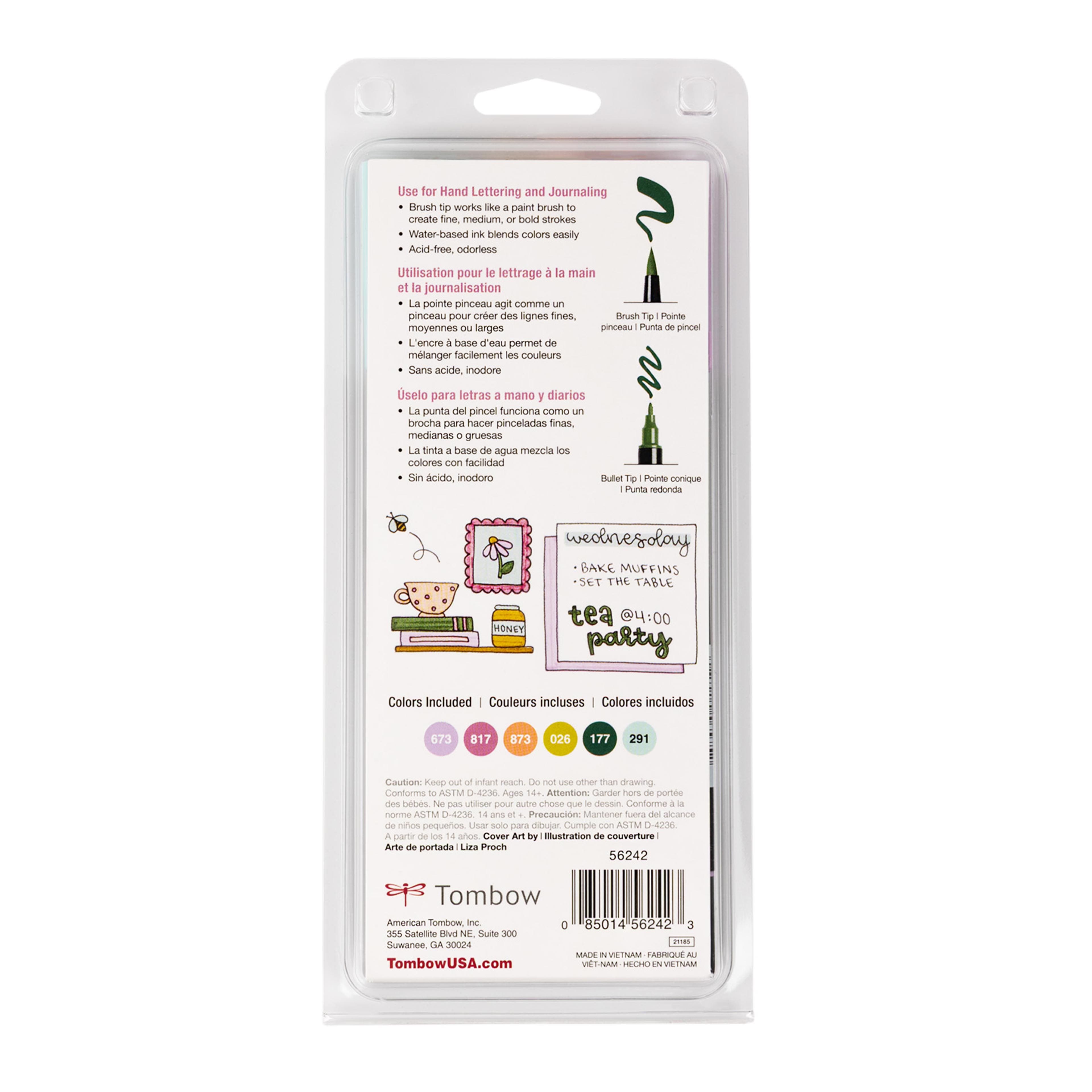 Tombow Teatime Dual Brush Pen Set