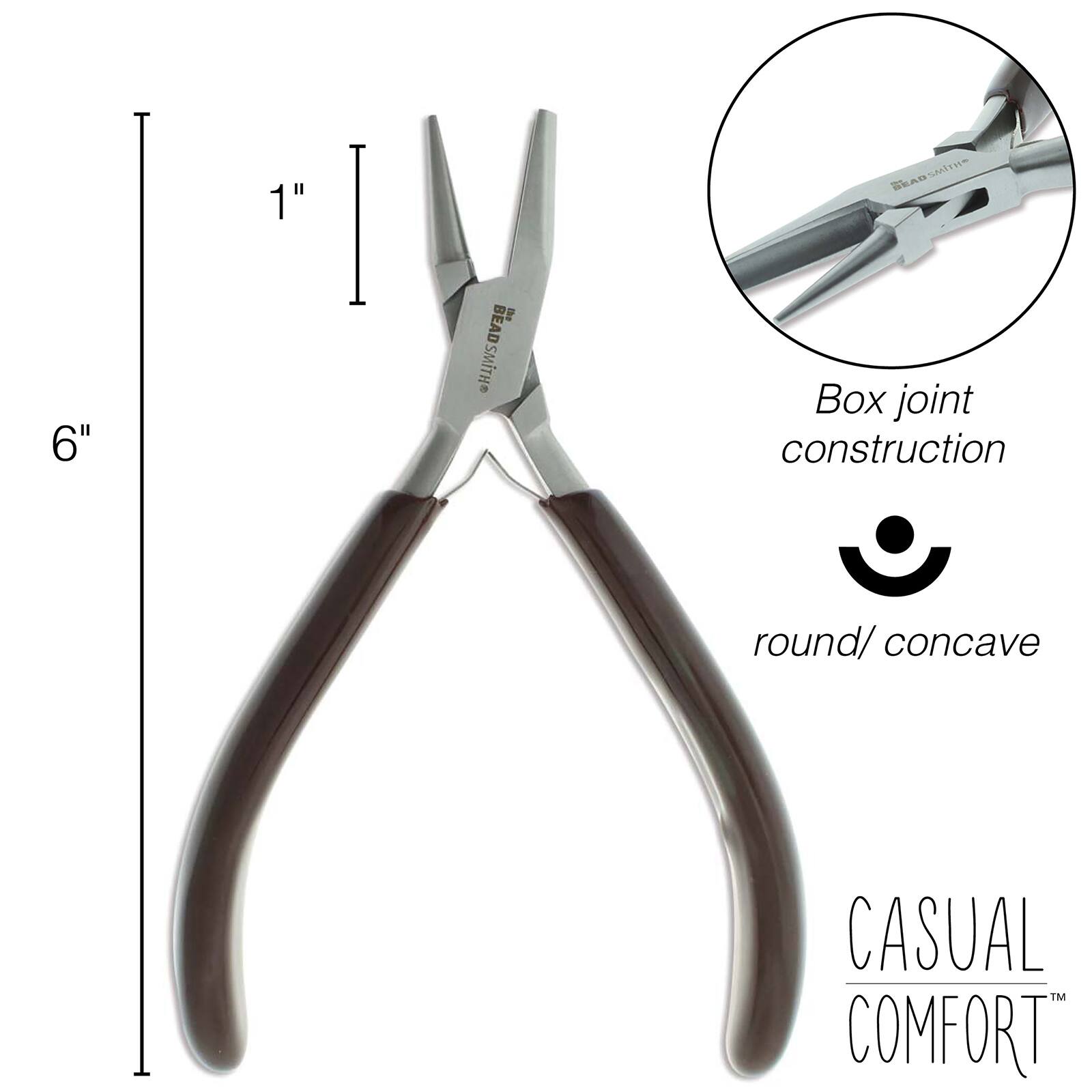 The Beadsmith® Casual Comfort Round Concave Plier