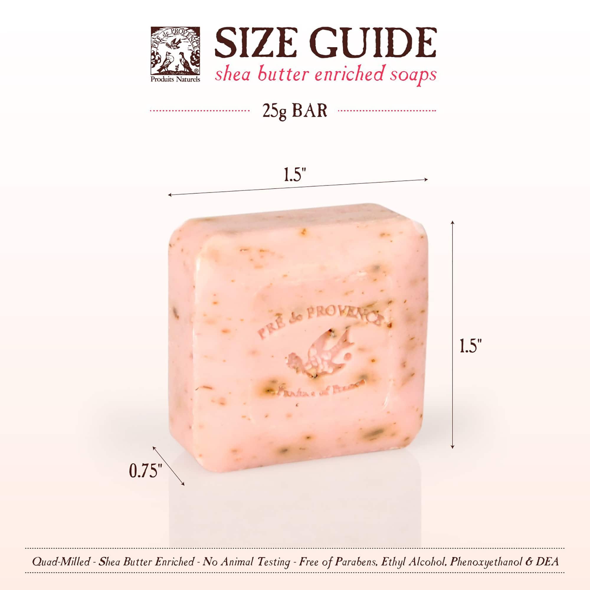 European Soaps 25g Bars, 5ct.