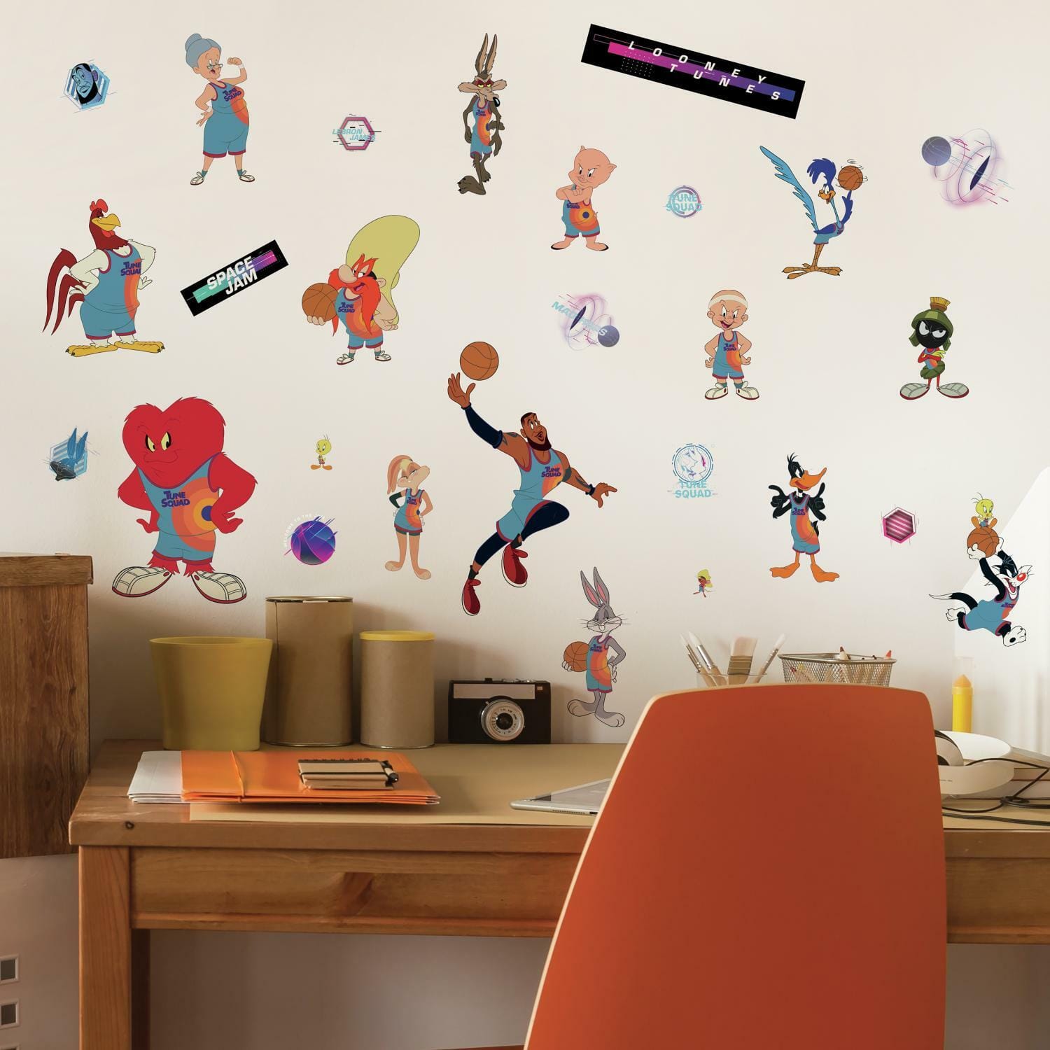 RoomMates Space Jam Peel &#x26; Stick Wall Decals