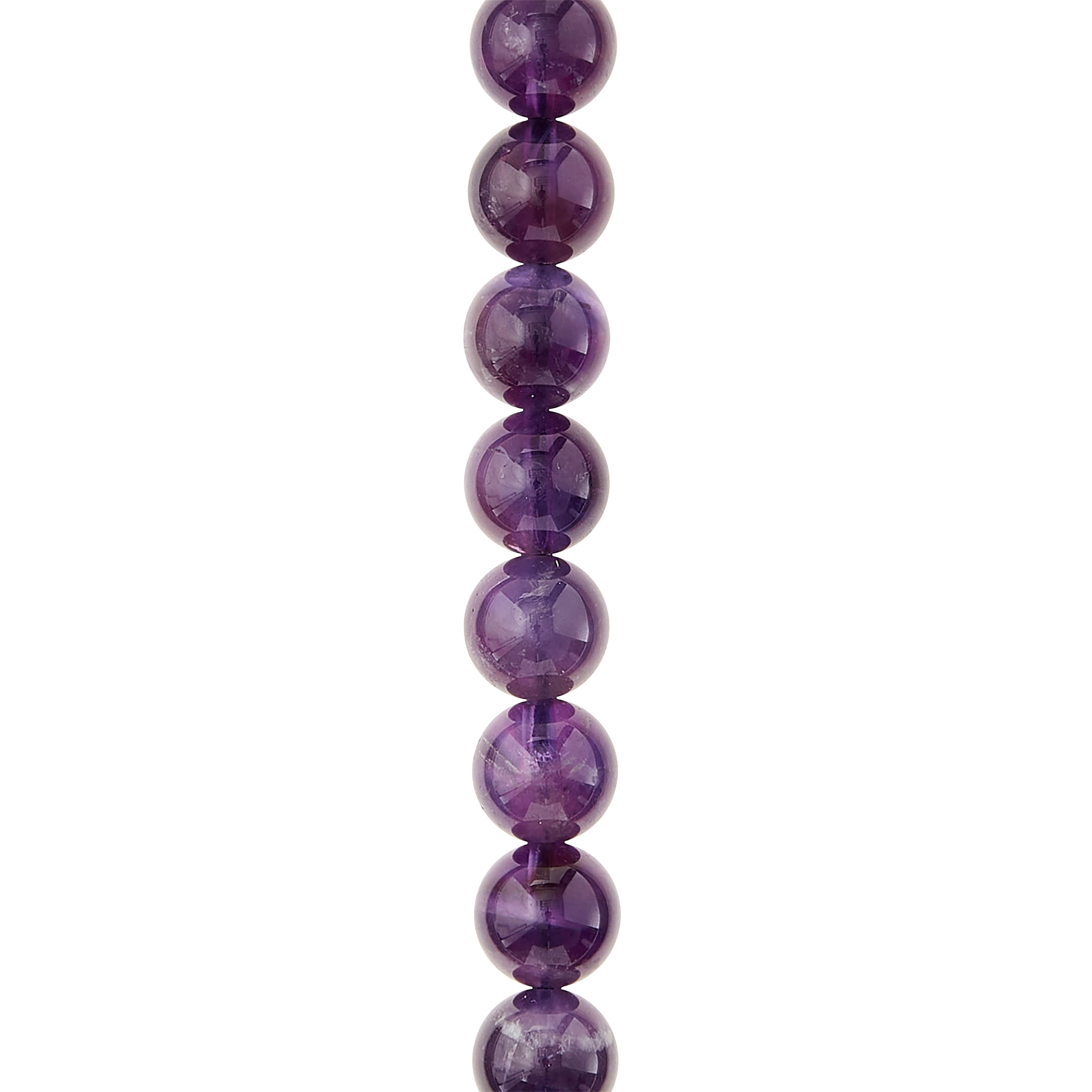 The Crafts Outlet 144-Piece Round Rhinestones, 10mm, Purple Amethyst