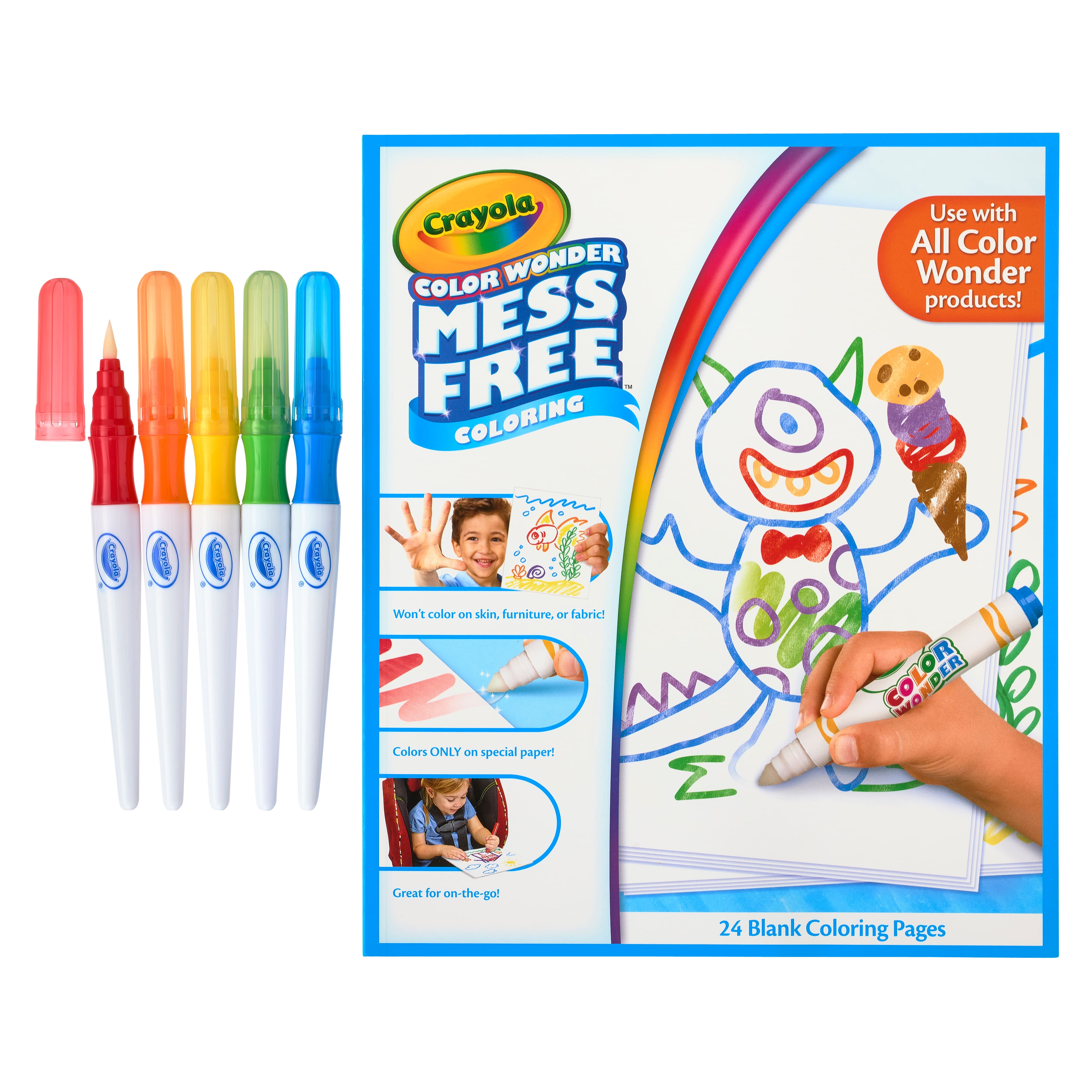 Color Wonder Mess Free Paintbrush Pens & Paper, Crayola.com