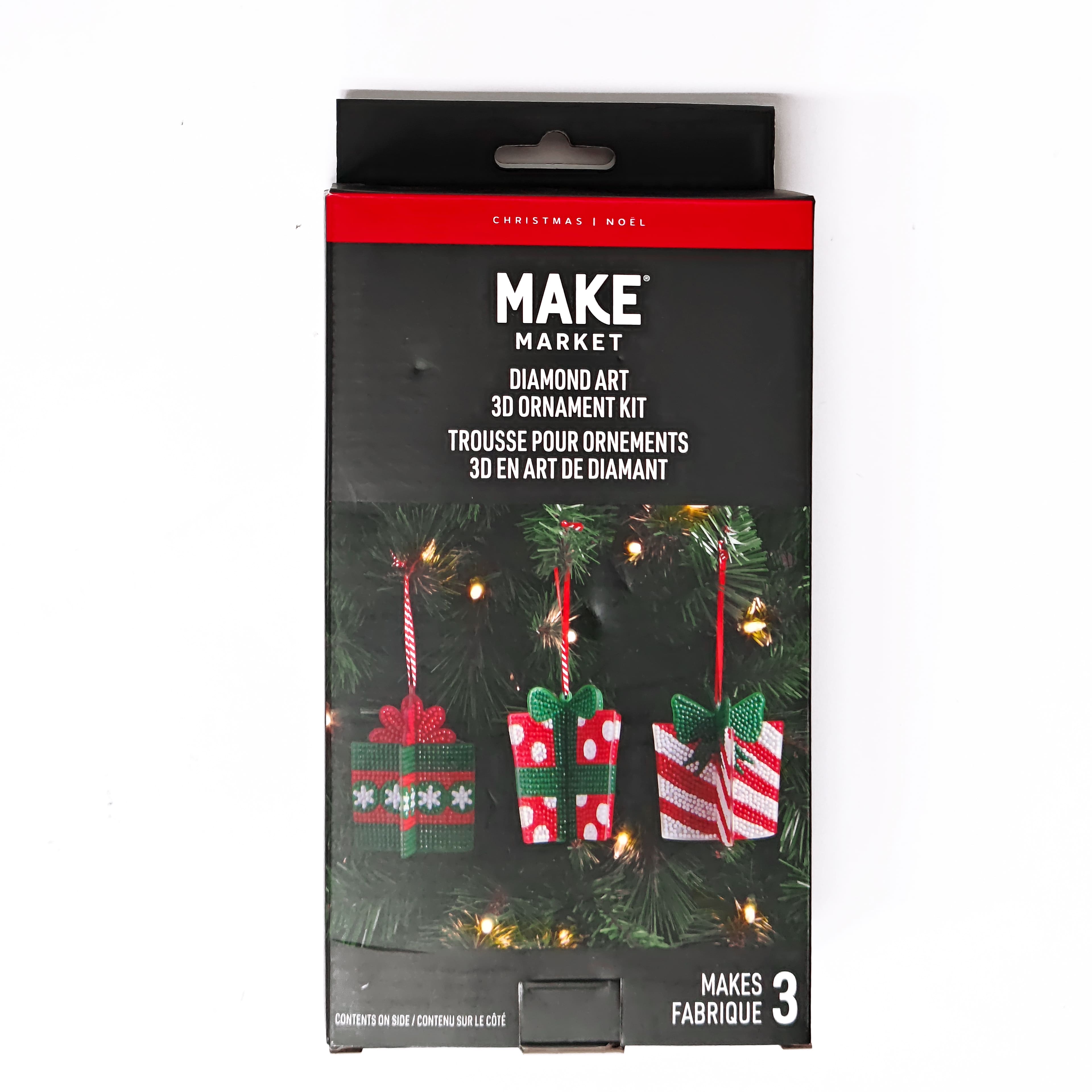 3D Present Ornament Diamond Art Kit by Make Market&#xAE;