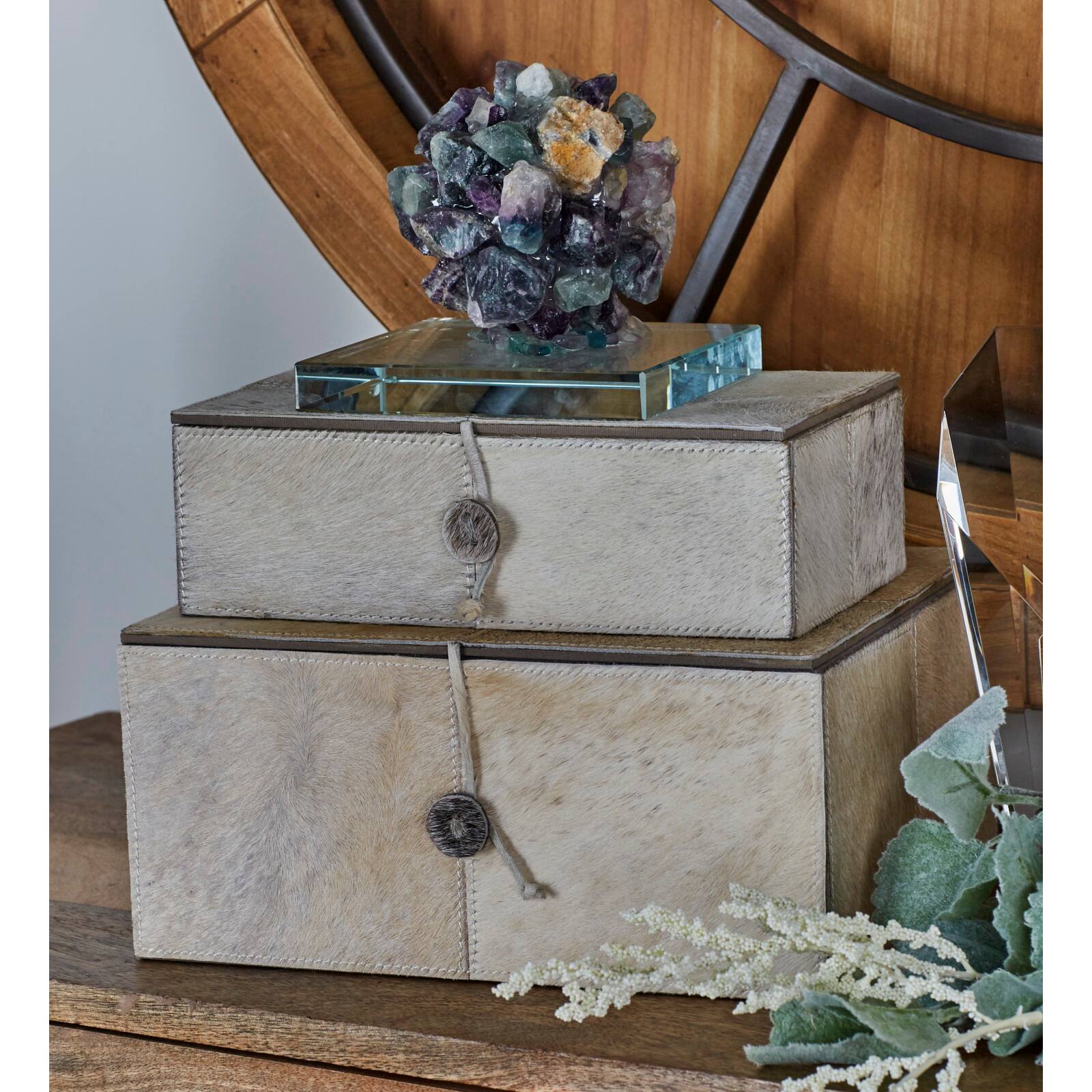 Gray Leather Natural Box Set, 10" & 11"