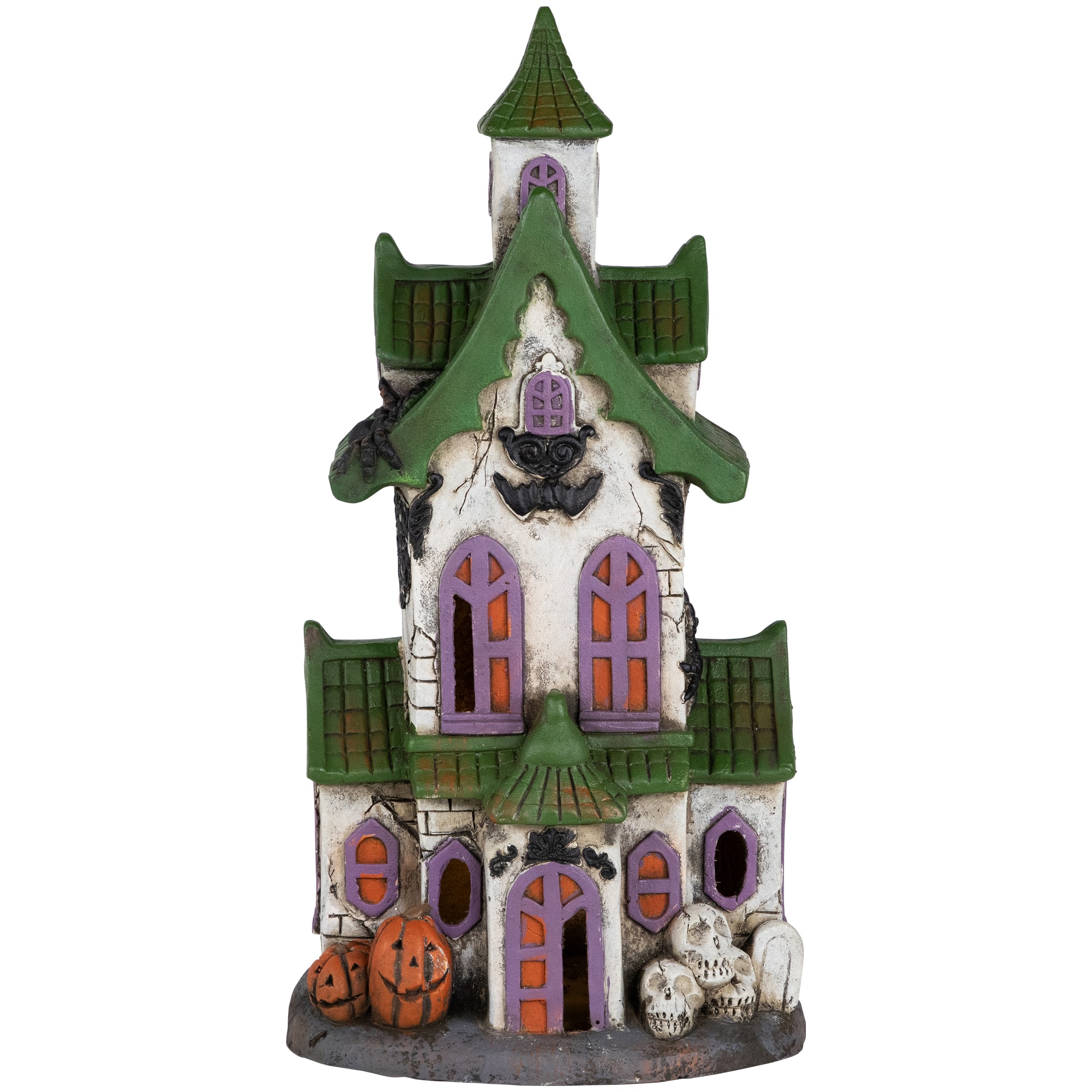 22.75" LED Multicolor Haunted House Halloween Decoration