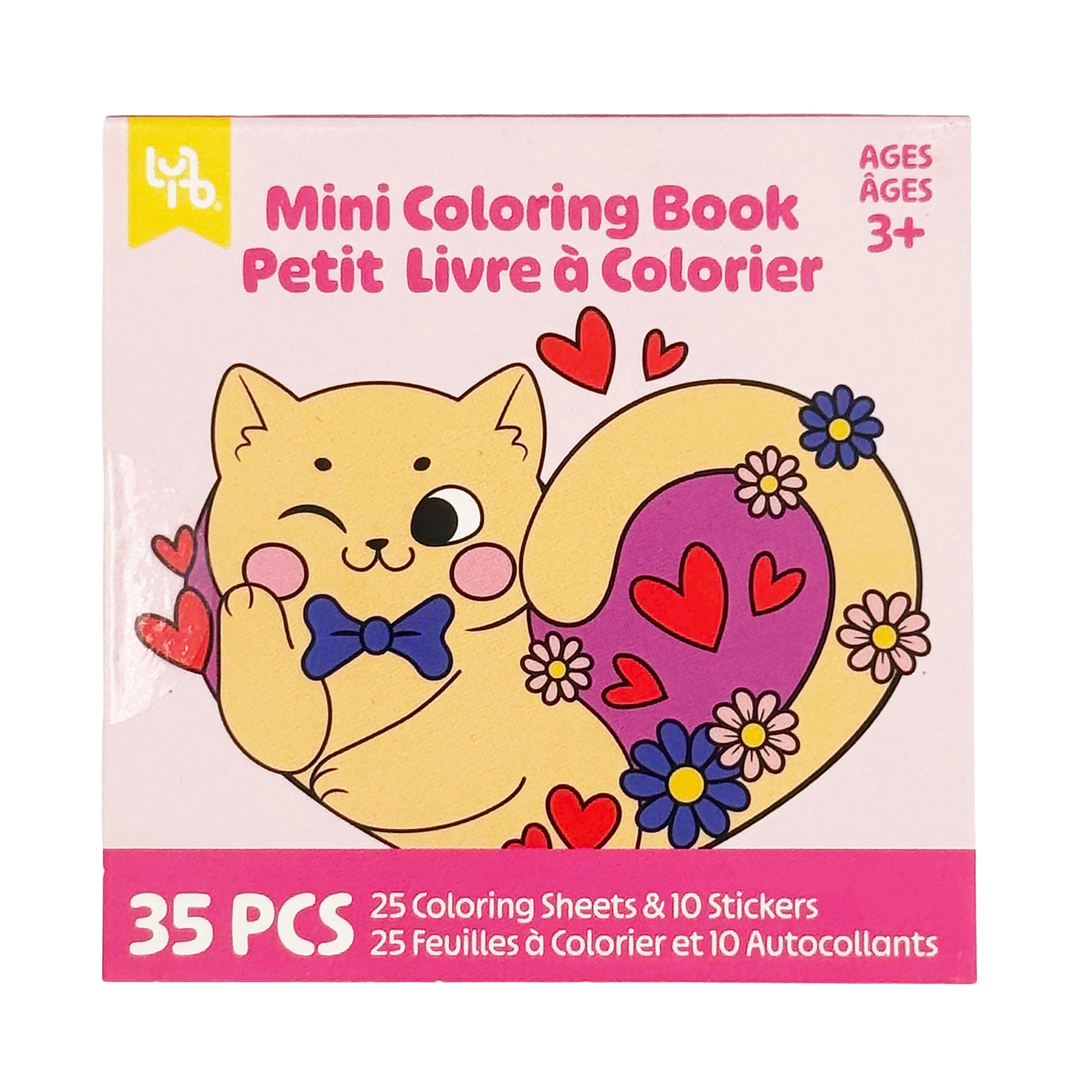 Little Yellow Bicycle® Animal Mini Colouring Book