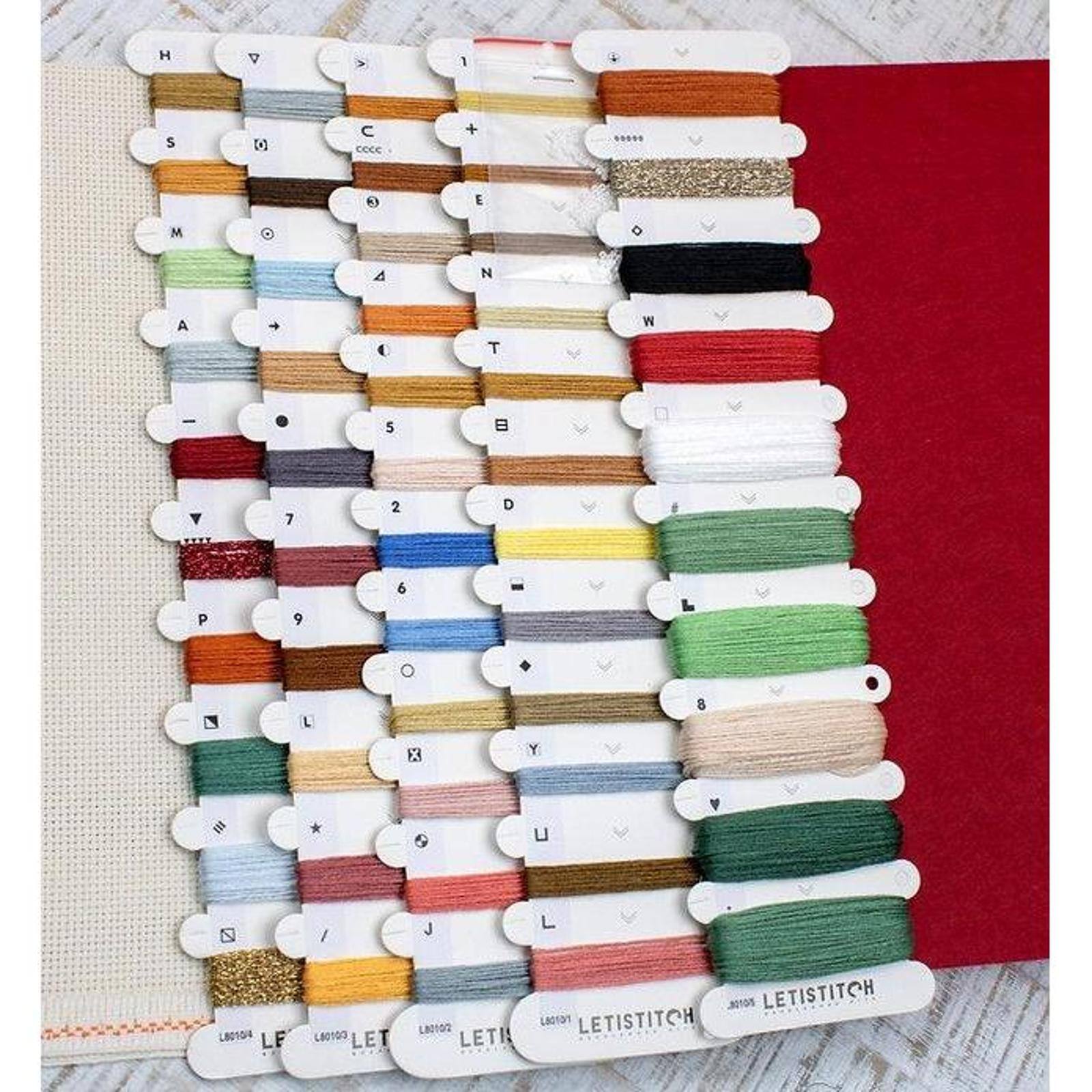 Letistitch Cozy Christmas Stocking Counted Cross Stitch Kit