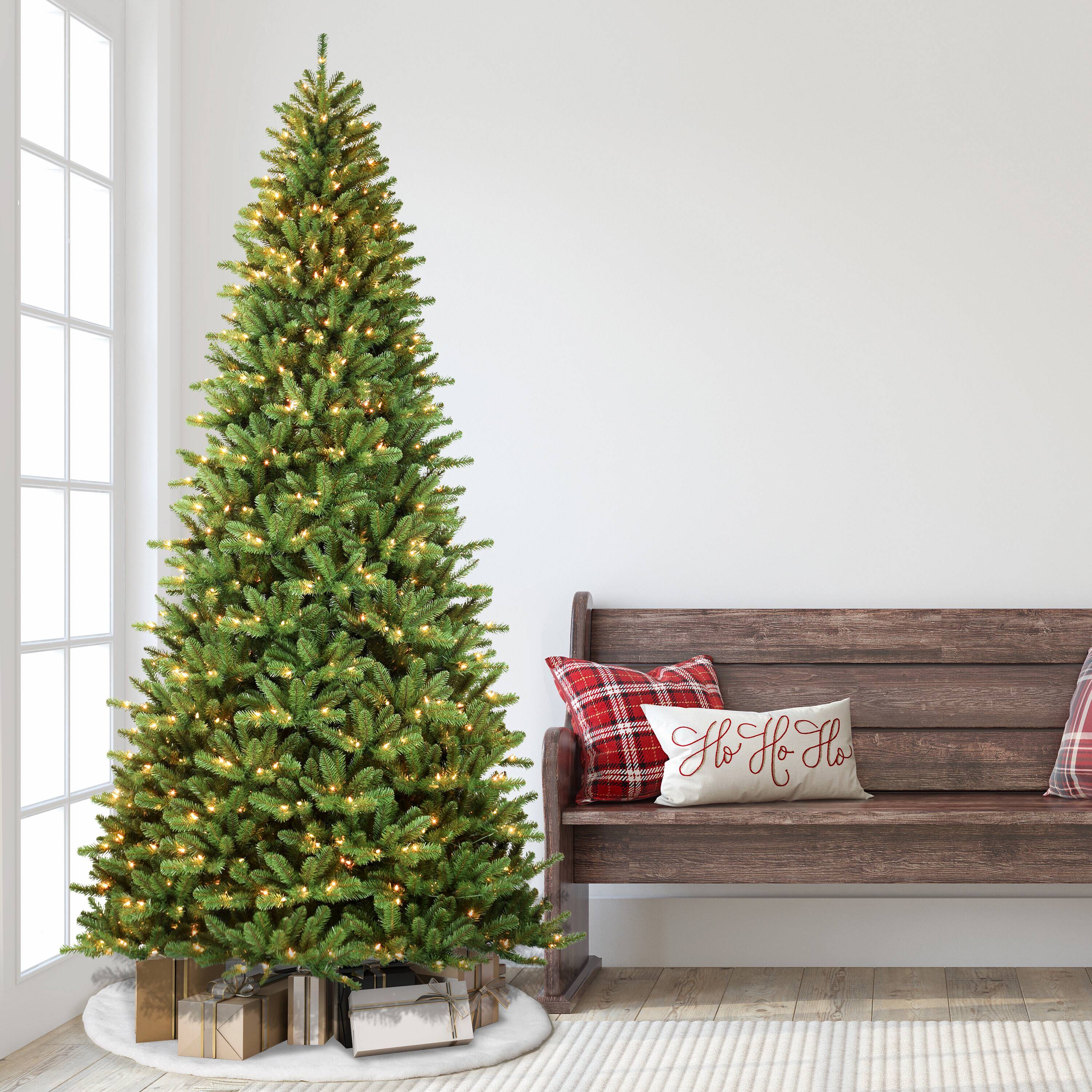 12ft. Pre-Lit Berkshire Fir Artificial Christmas Tree, Clear Lights