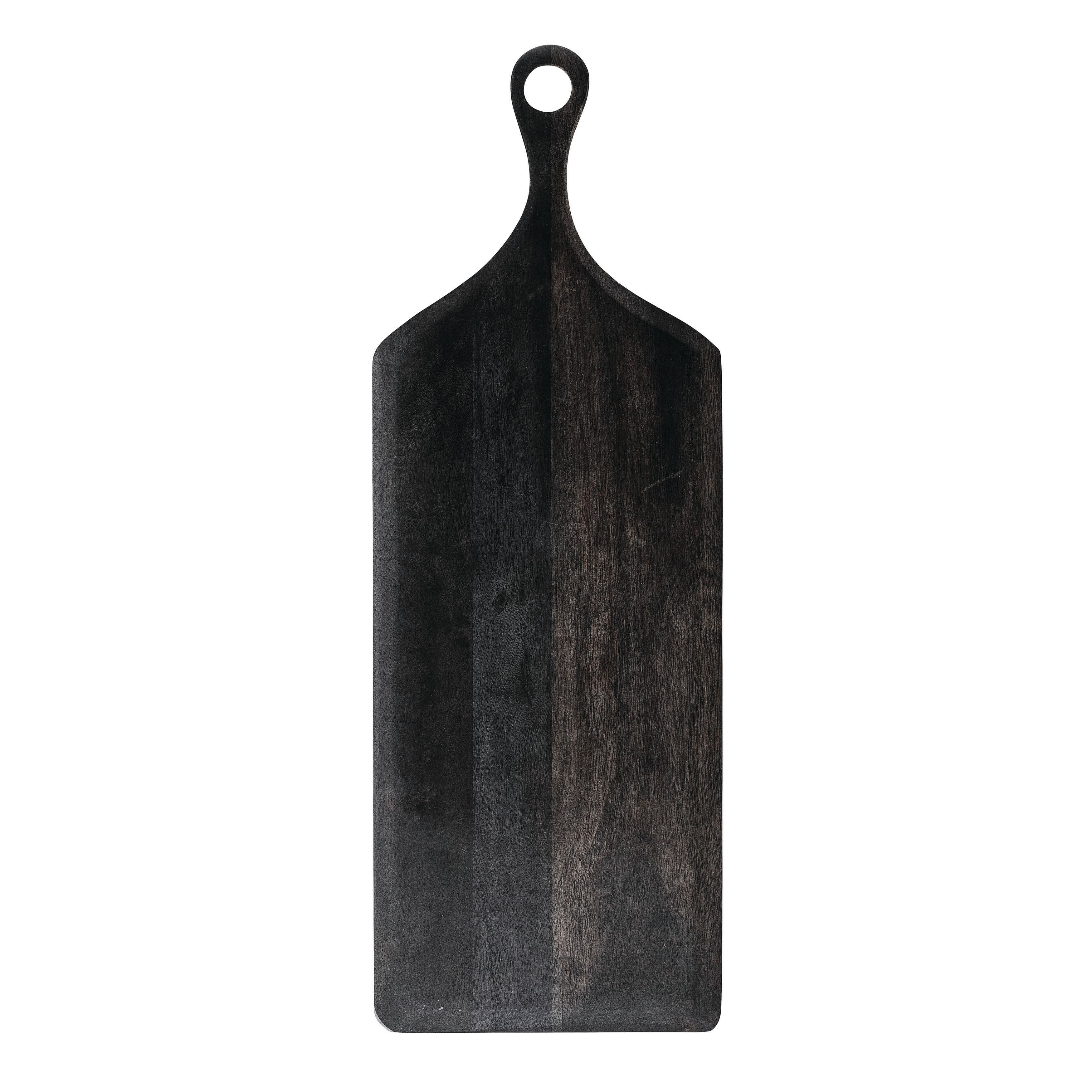 Hello Honey® 28" Black Acacia Wood Tray/Cutting Board