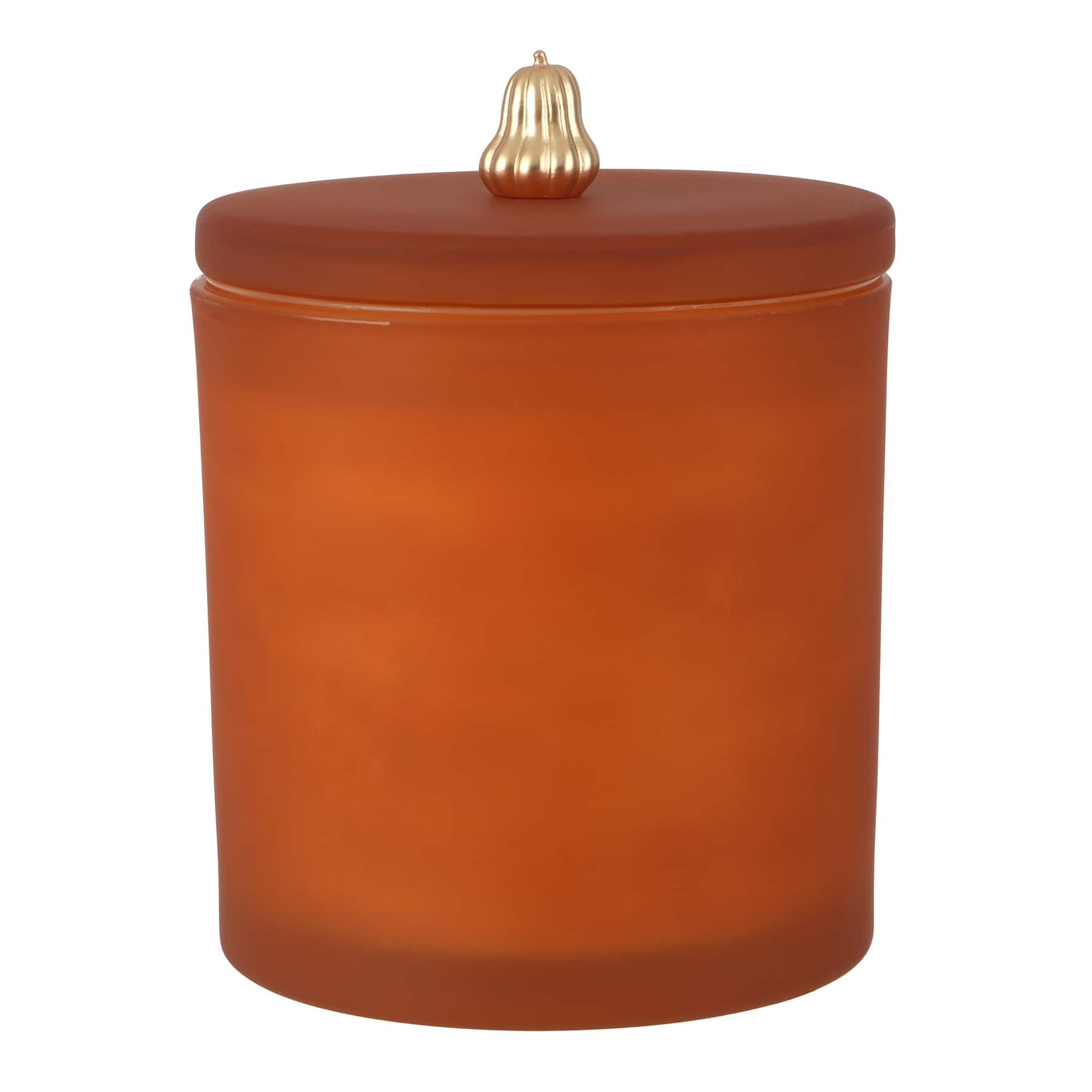 14oz. Scented Fall Icon Filled Candle in Frosted Glass Jar by Ashland&#xAE;