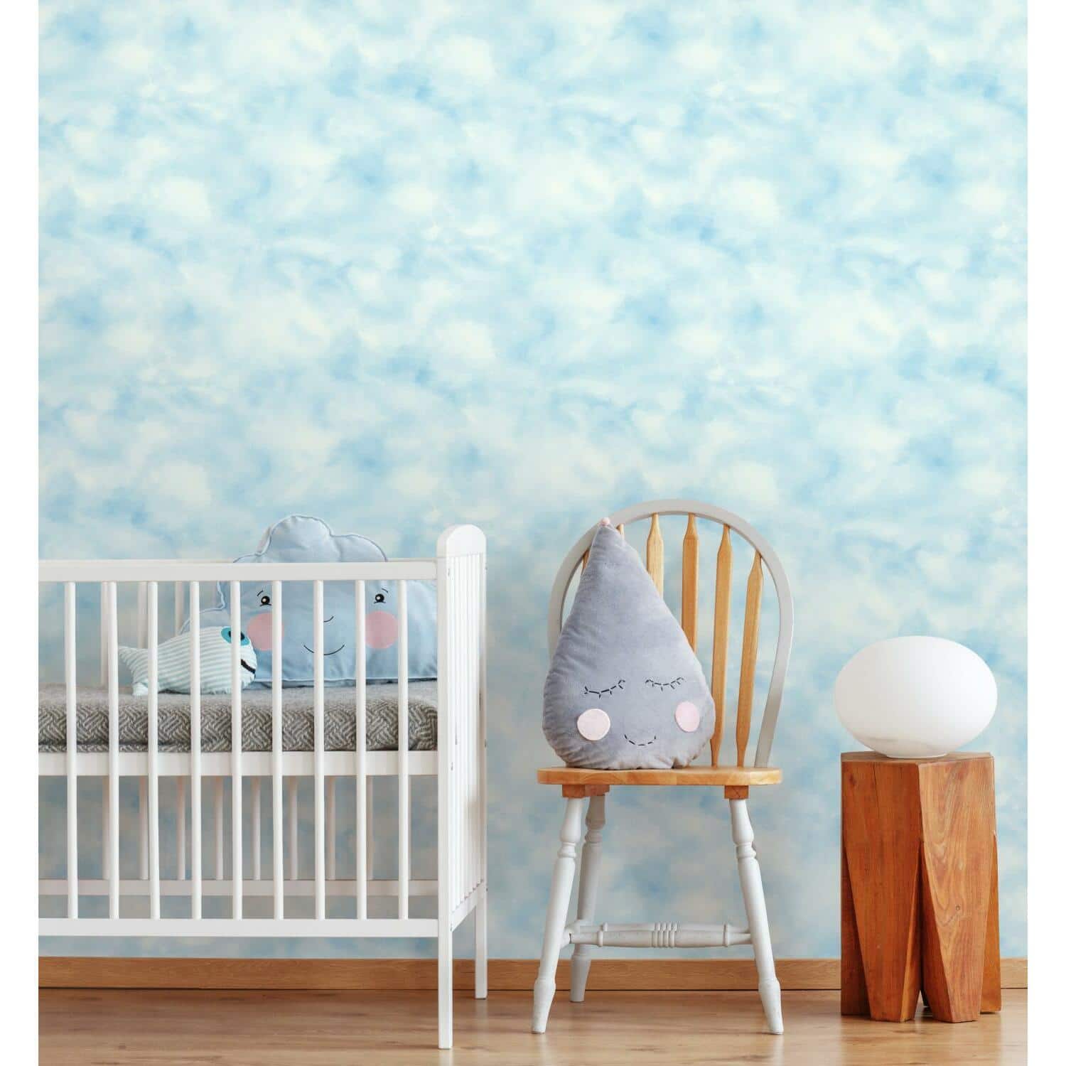 RoomMates Cloud Peel &#x26; Stick Wallpaper