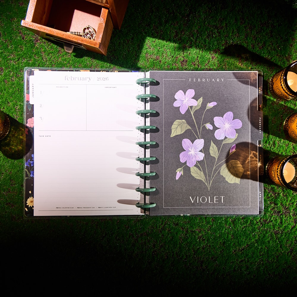 The Classic Happy Planner&#xAE; Dark Garden