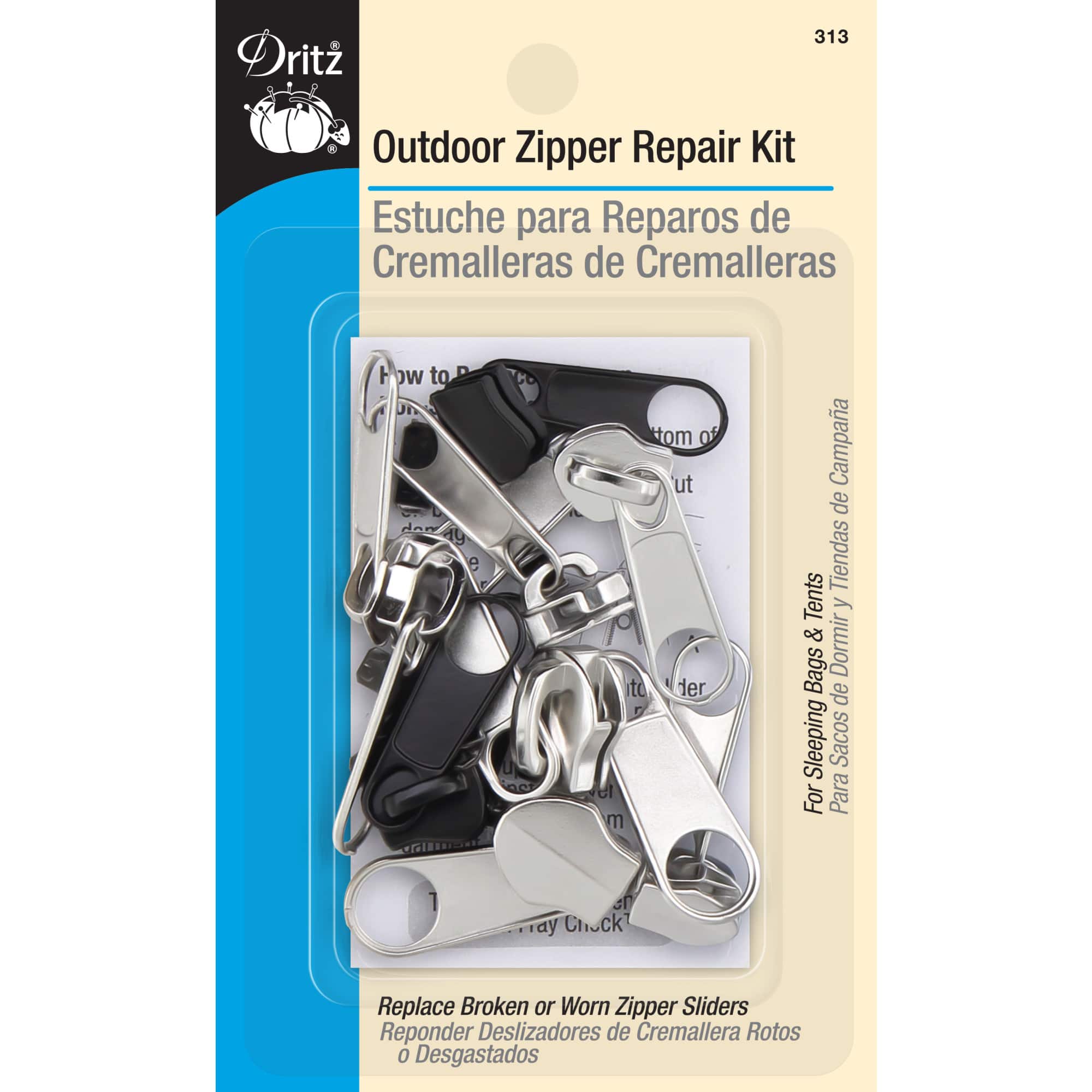 Dritz® Outdoor Zipper Repair Kit