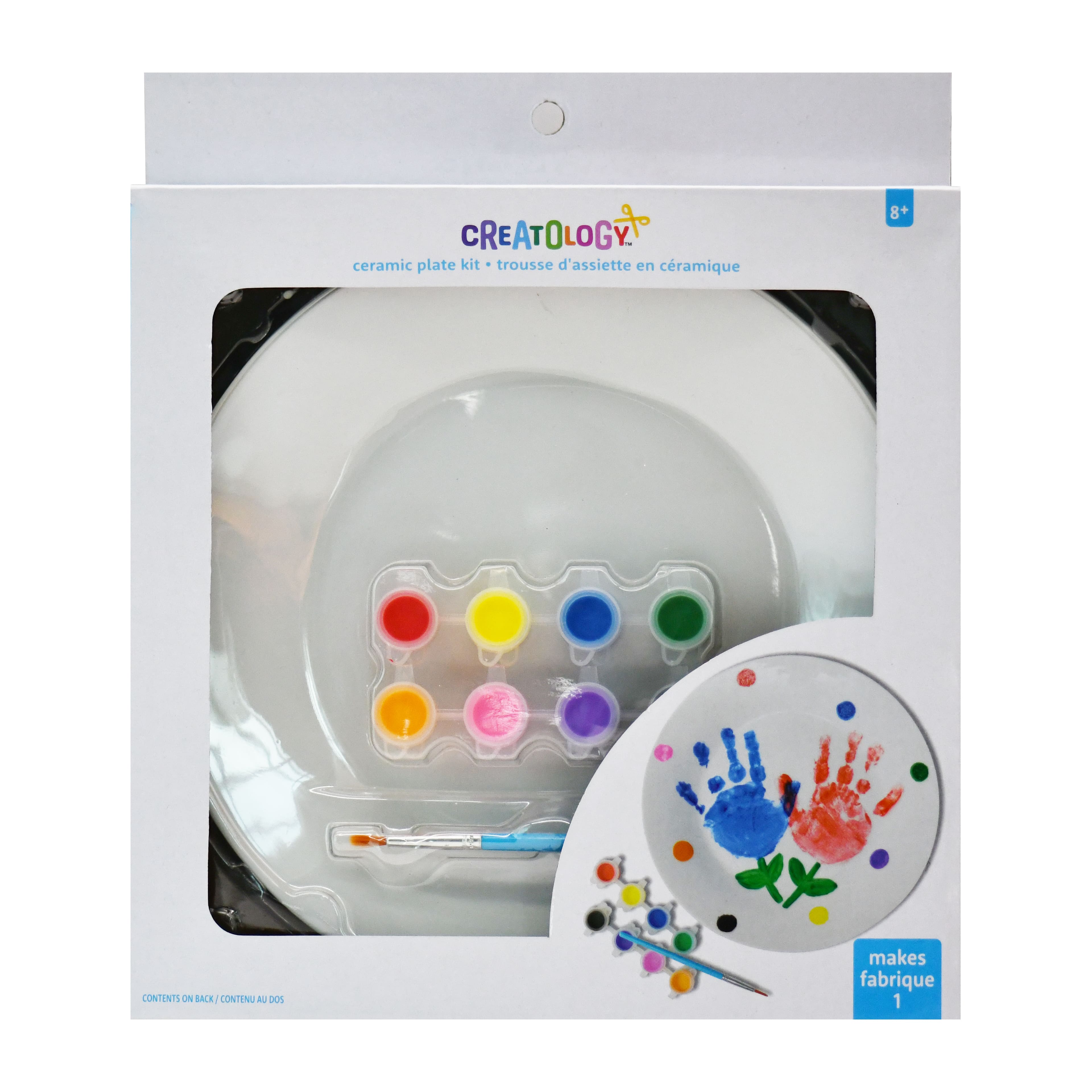 12 Pack: Color Your Own Ceramic Plate Kit by Creatology&#x2122;