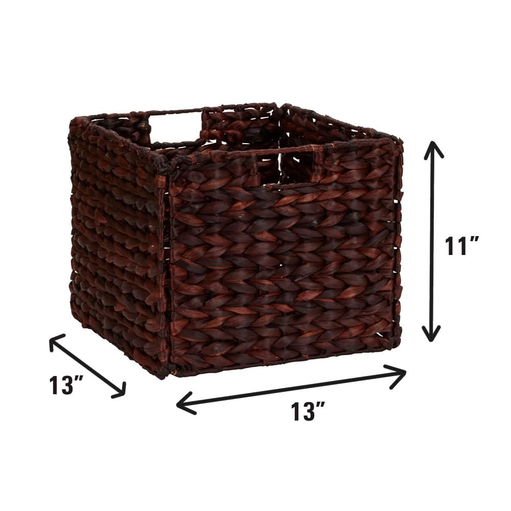 Household Essentials 13&#x22; Household Essentials Foldable Wicker Storage Bin