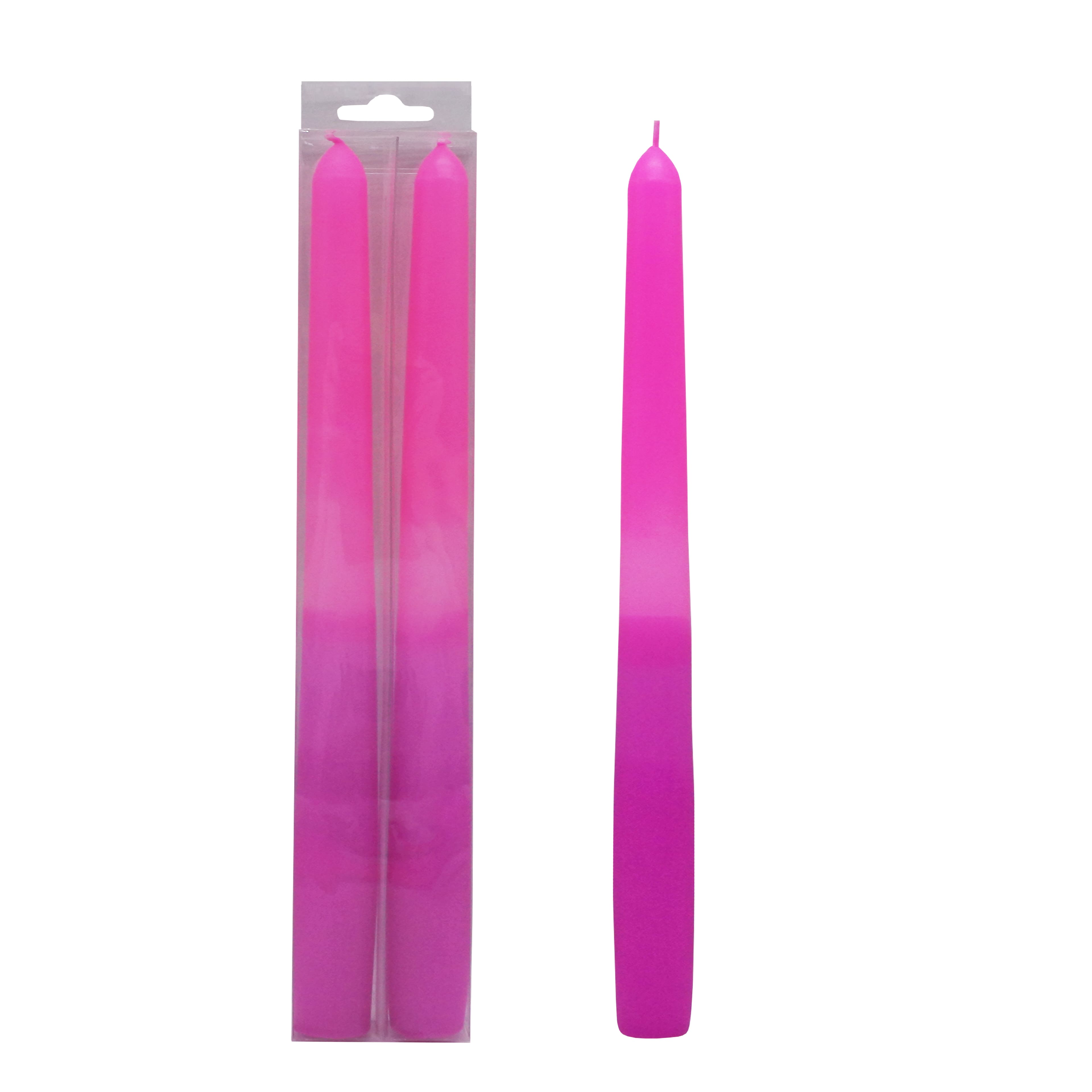 12&#x22; Pink Neon Taper Candles by Ashland&#xAE;, 2ct.