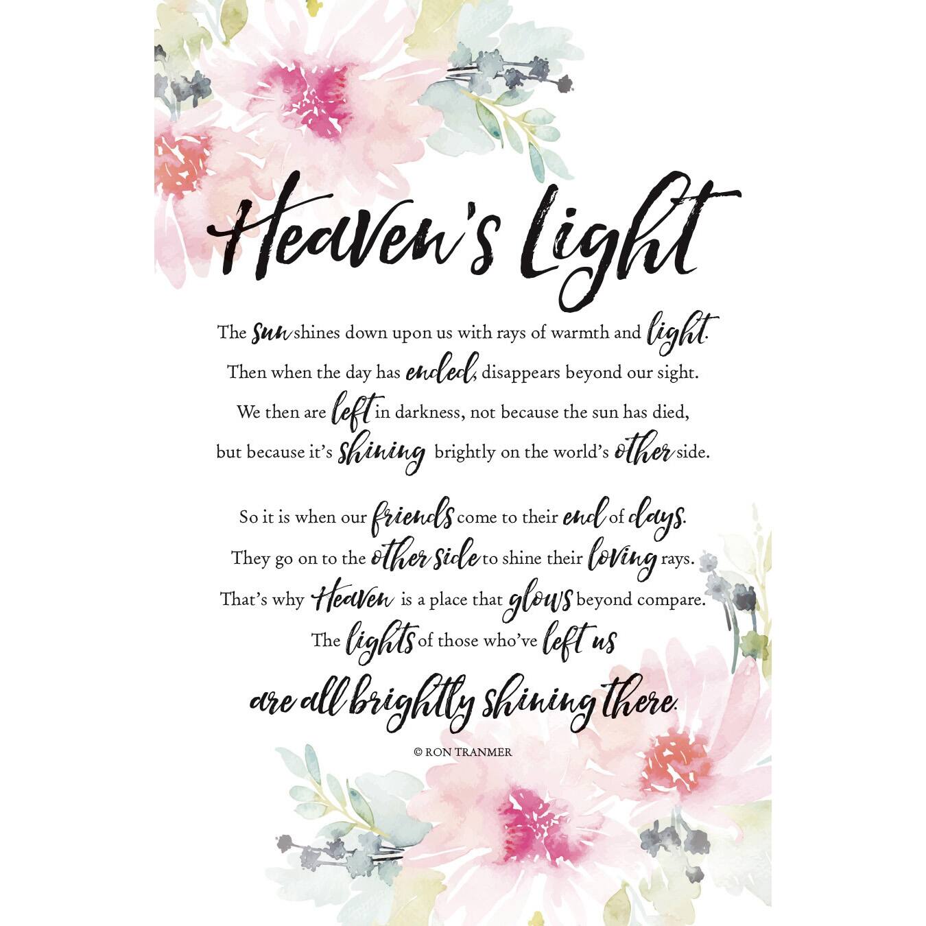 Heaven's Light Woodland Grace Series Plaque with Easel