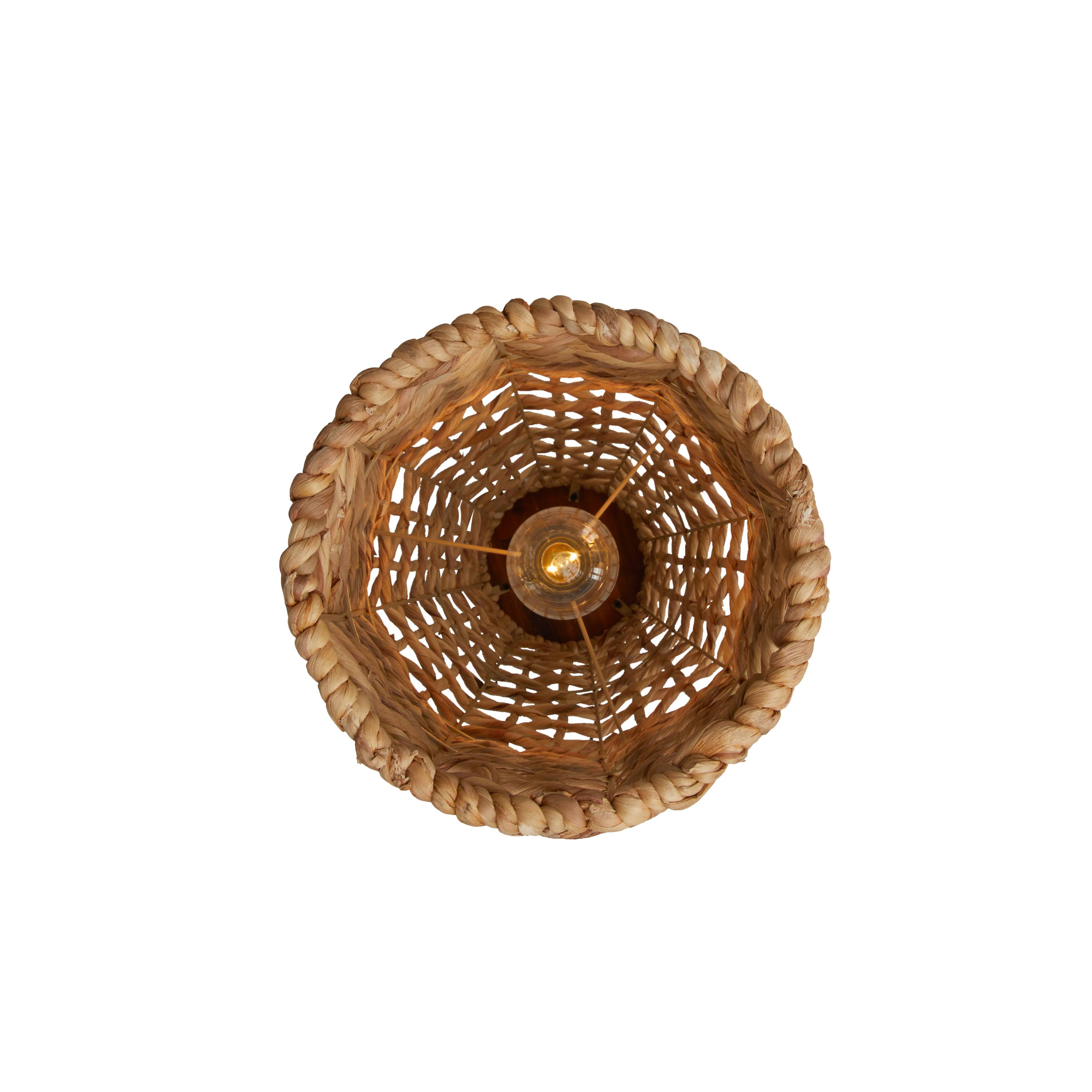 Hello Honey&#xAE; Natural Modern Woven Seagrass Floor Lamp