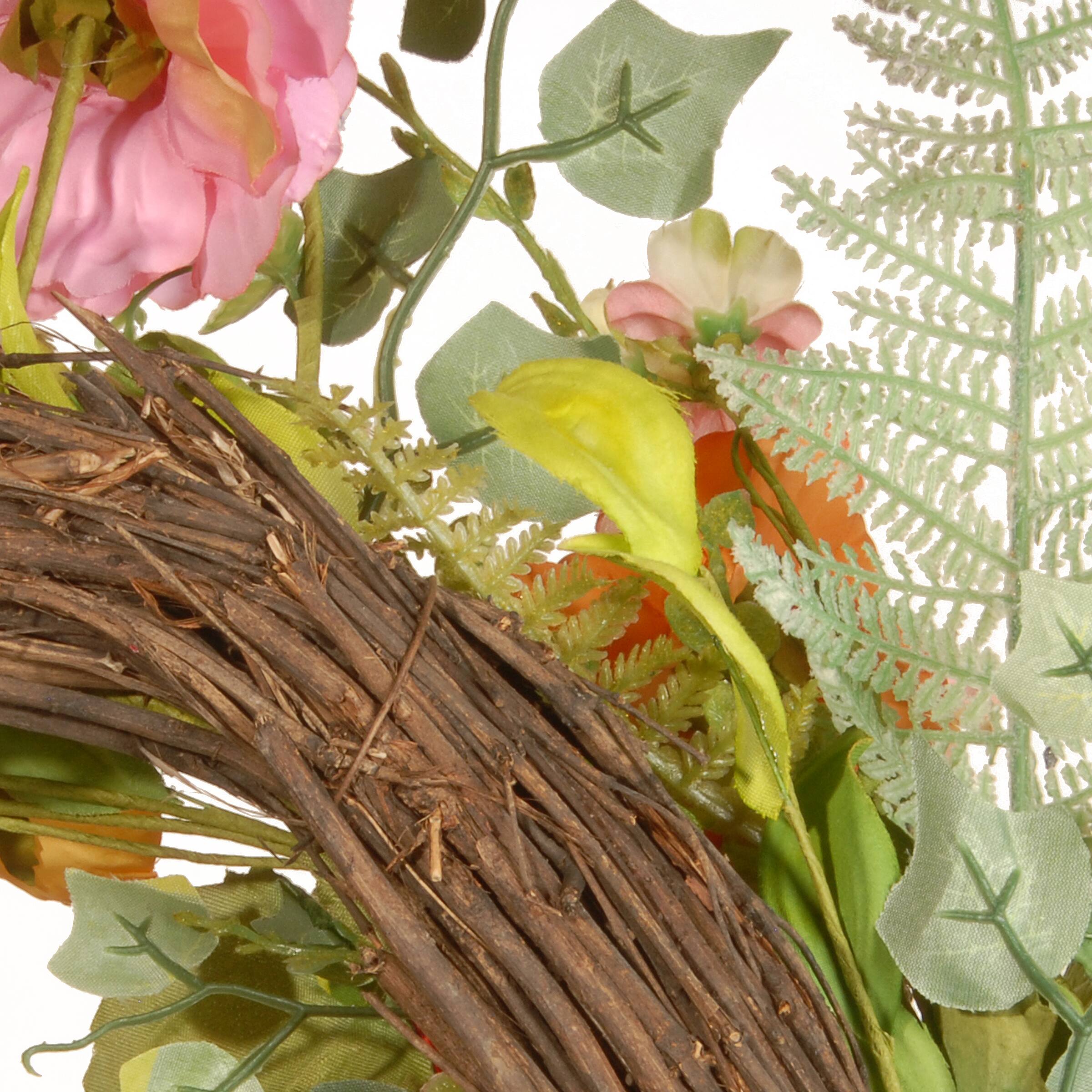 22" Spring Flower Wreath