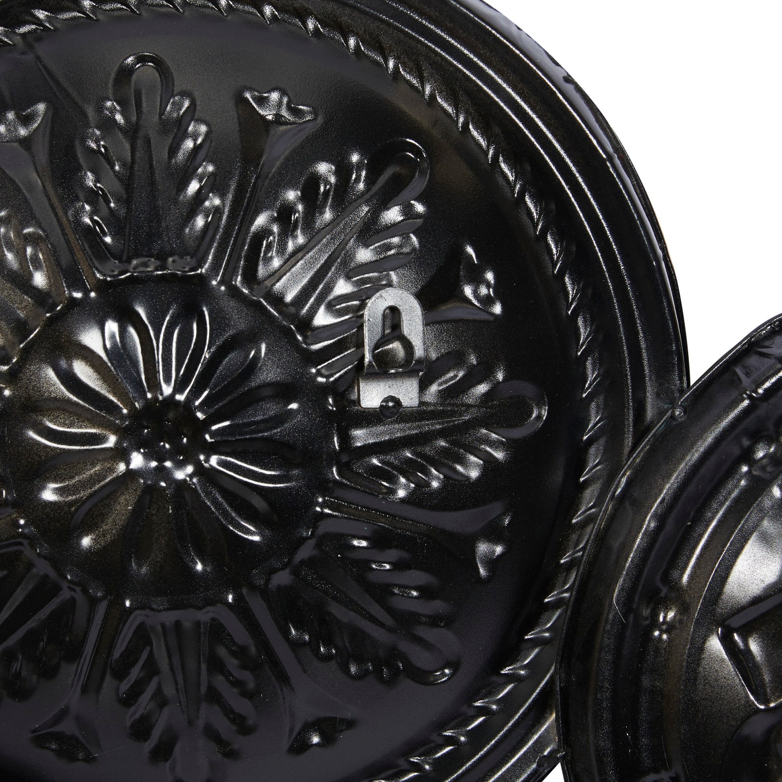 Black Metal Rustic Wall Decor, 31" x 19"