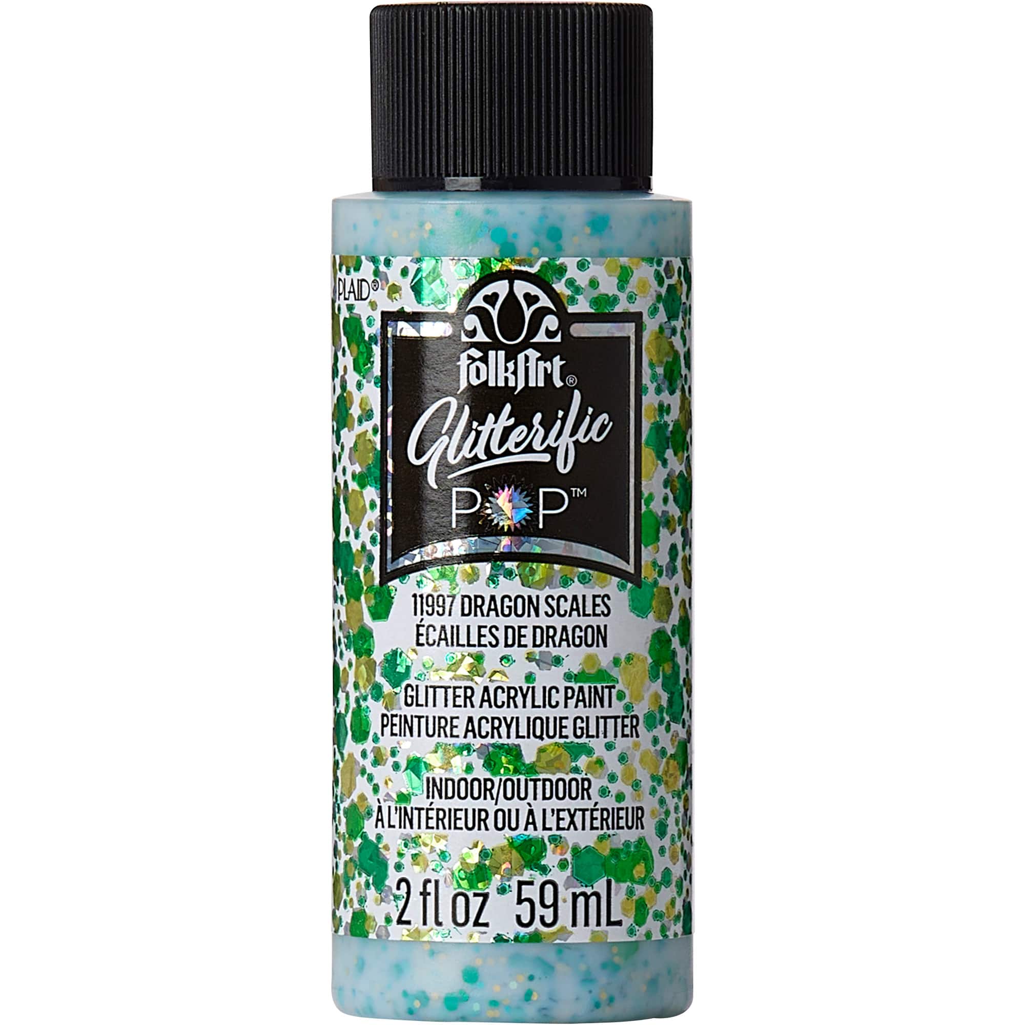 FolkArt&#xAE; Glitterific Pop&#x2122; Acrylic Paint, 2oz.