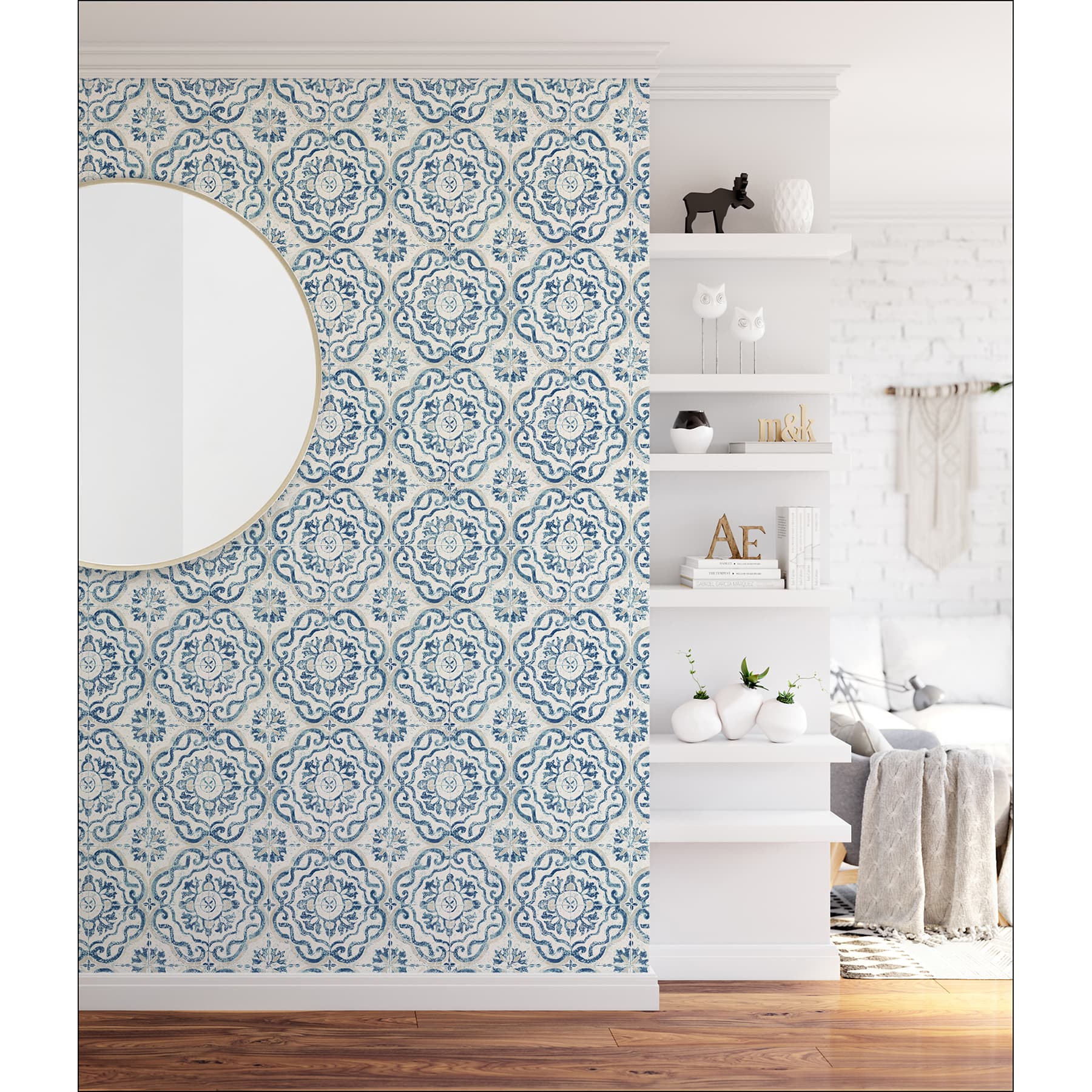 InHome Talavera Tile Peel & Stick Wallpaper