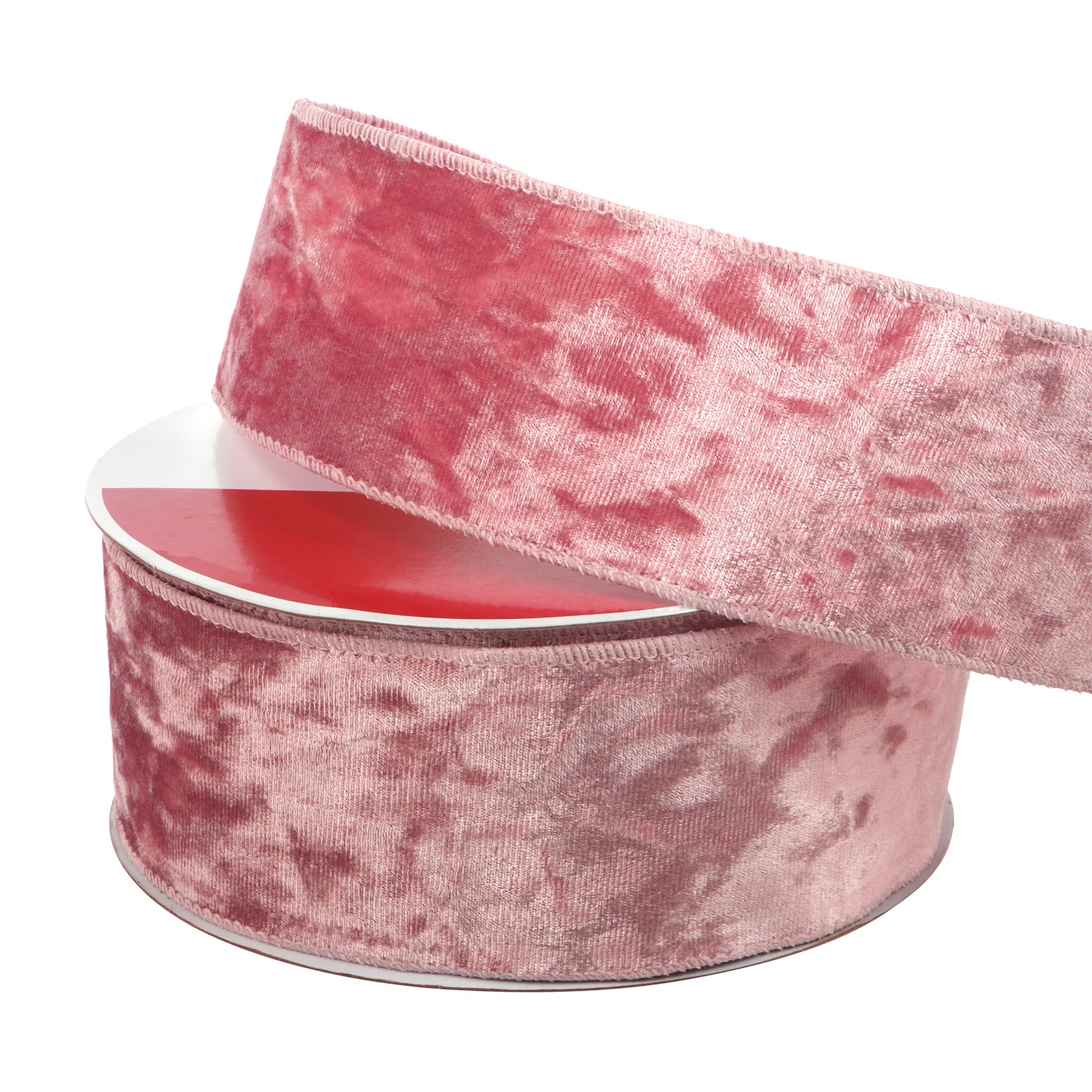2.5&#x22; x 60ft. Blush Velvet Wired Jumbo Ribbon by Celebrate It&#xAE;