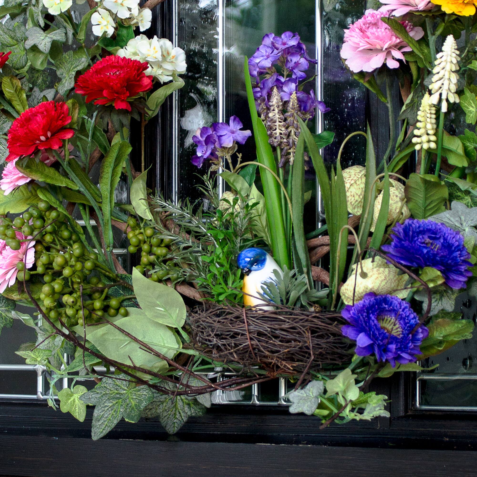 22” Spring Floral Wreath Michaels