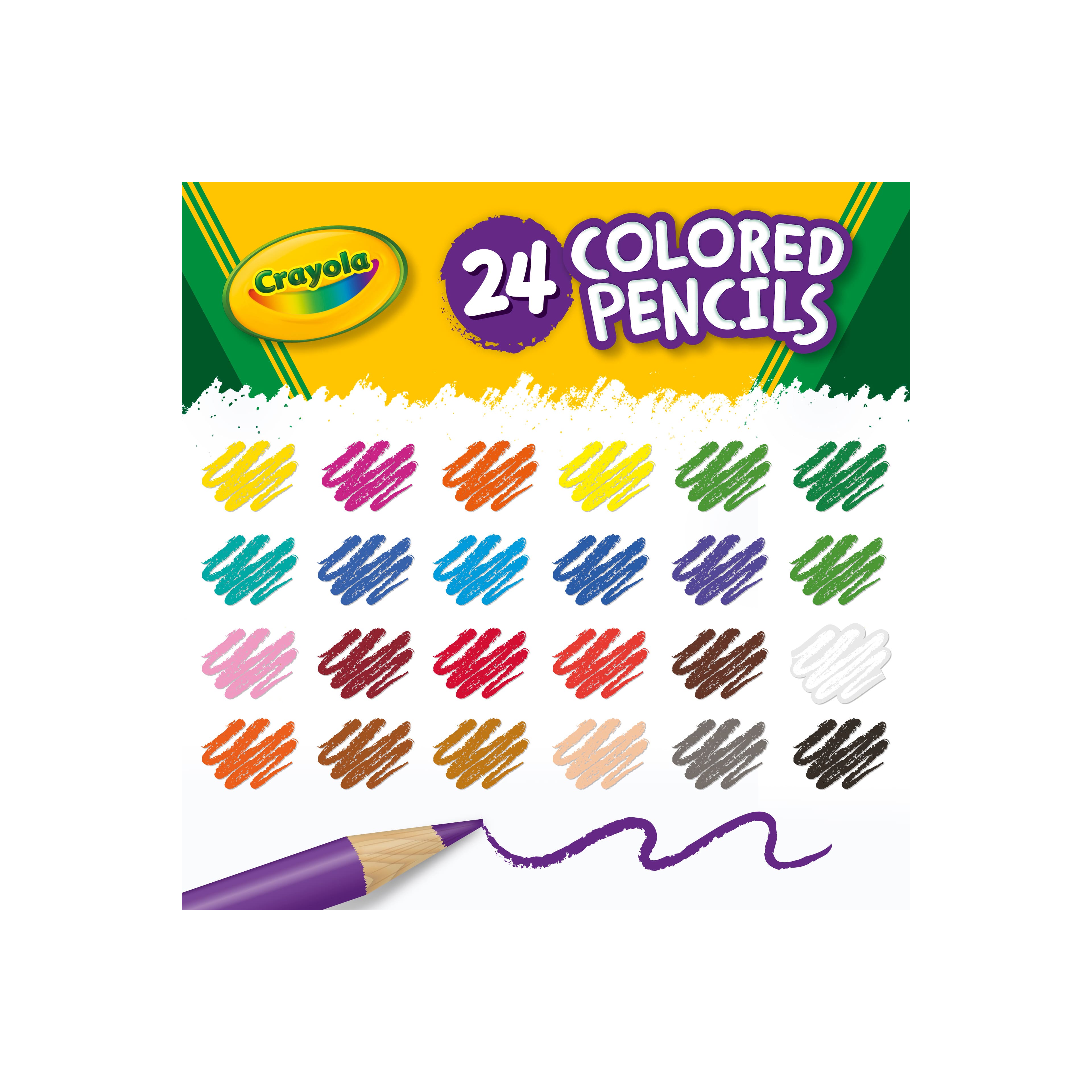 Crayola® Coloured Pencils, 24ct.