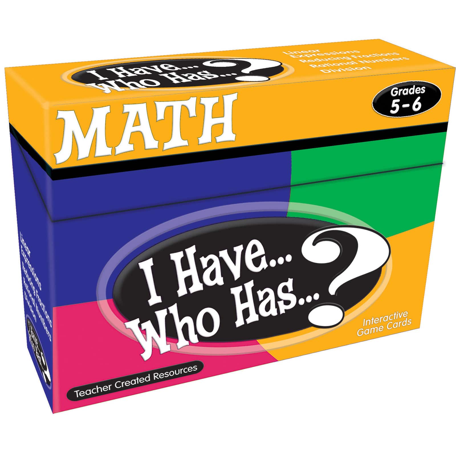 I Have... Who Has...? Math Games