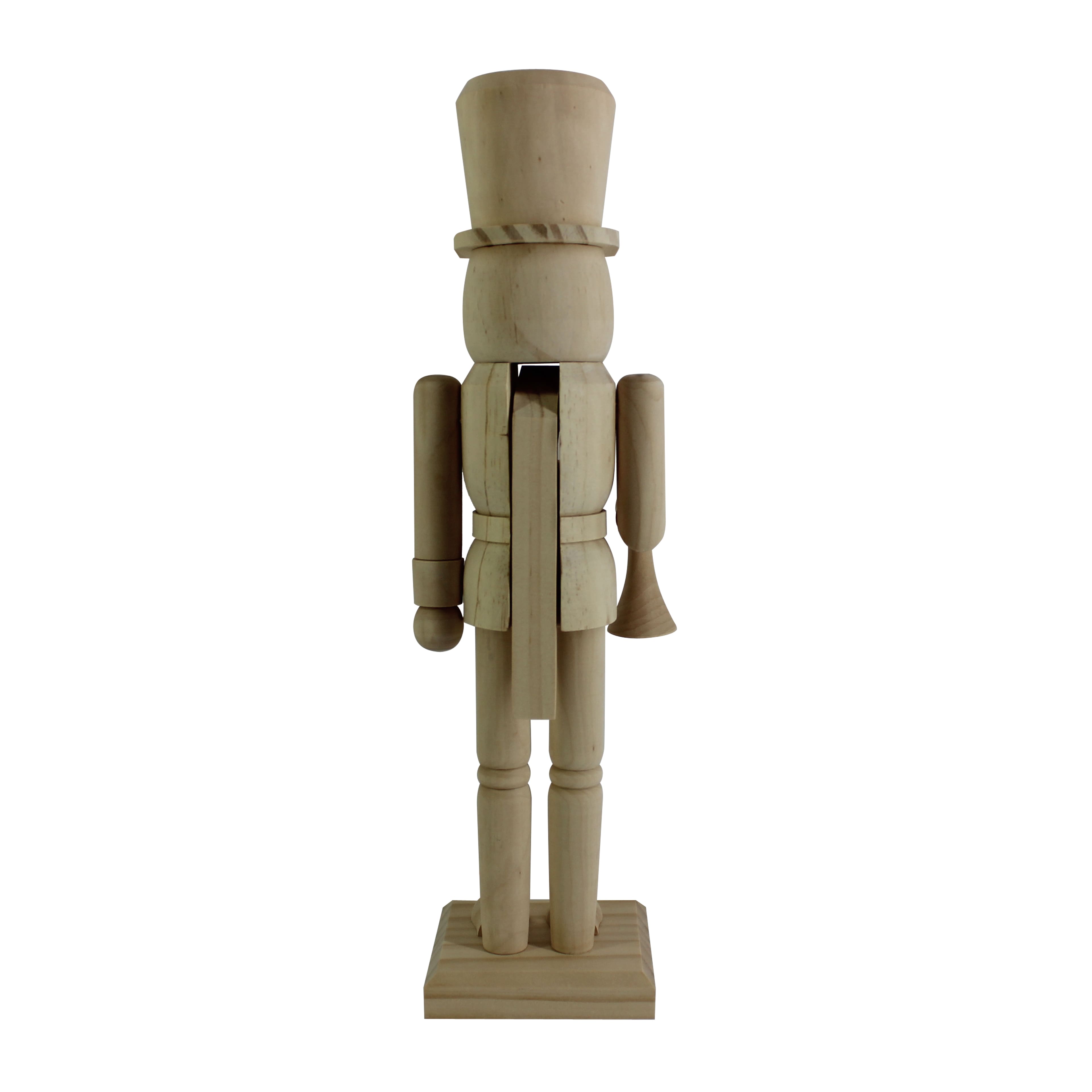 14&#x22; Soldier with Trumpet DIY Pinewood Nutcracker by Make Market&#xAE;