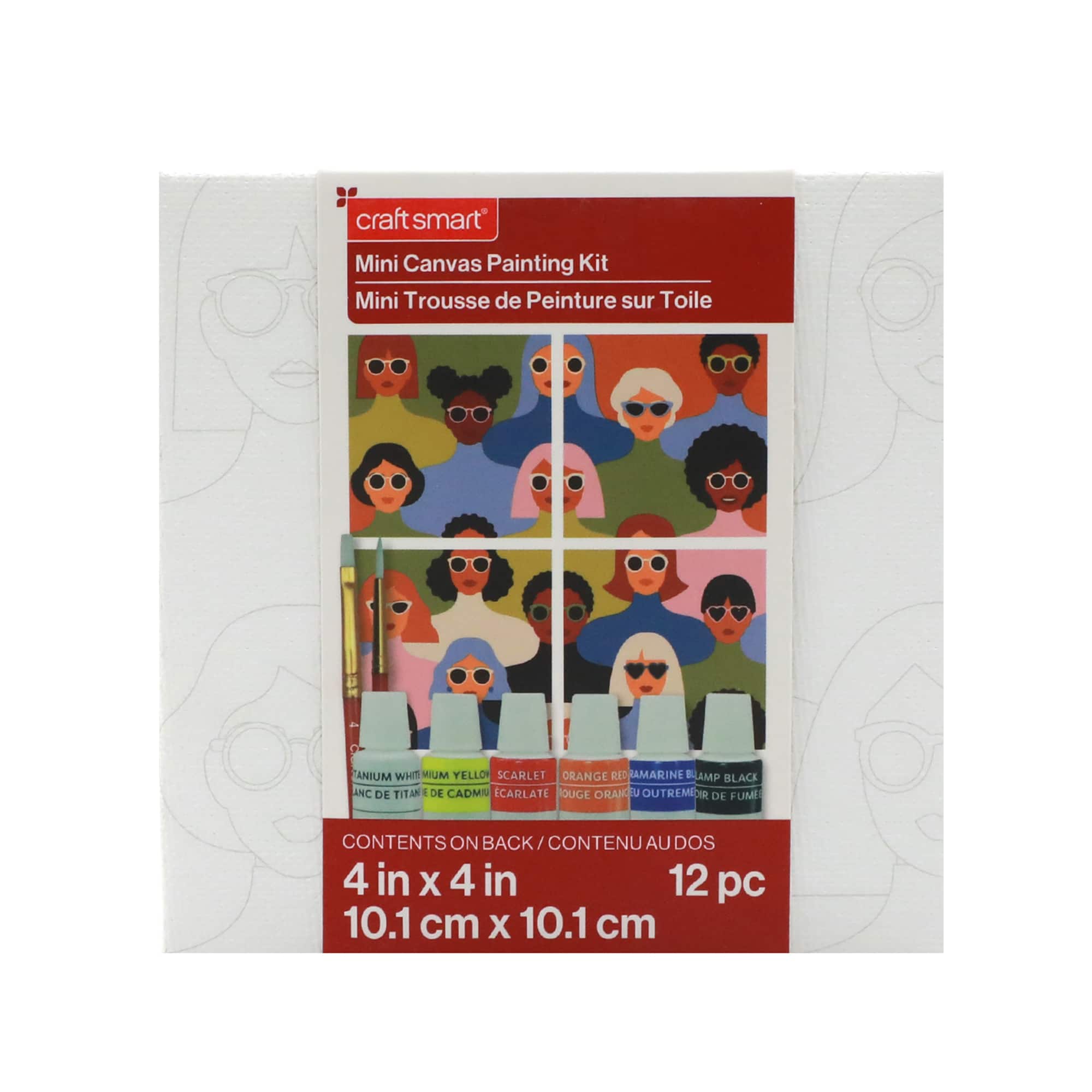 People Mini Canvas Painting Kit by Craft Smart&#xAE;
