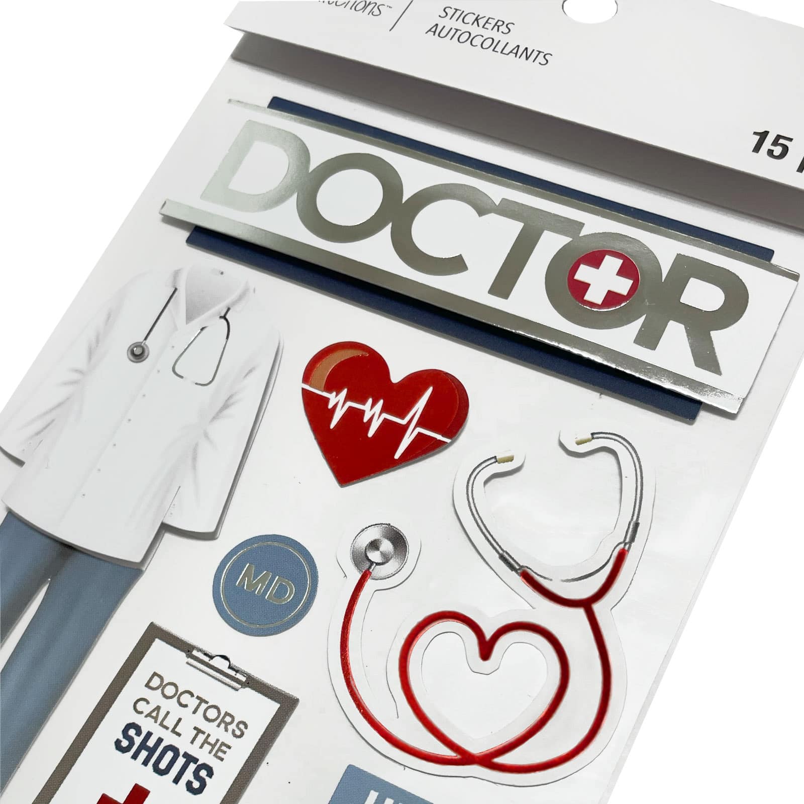12 Pack: Doctor Dimensional Stickers by Recollections&#x2122;