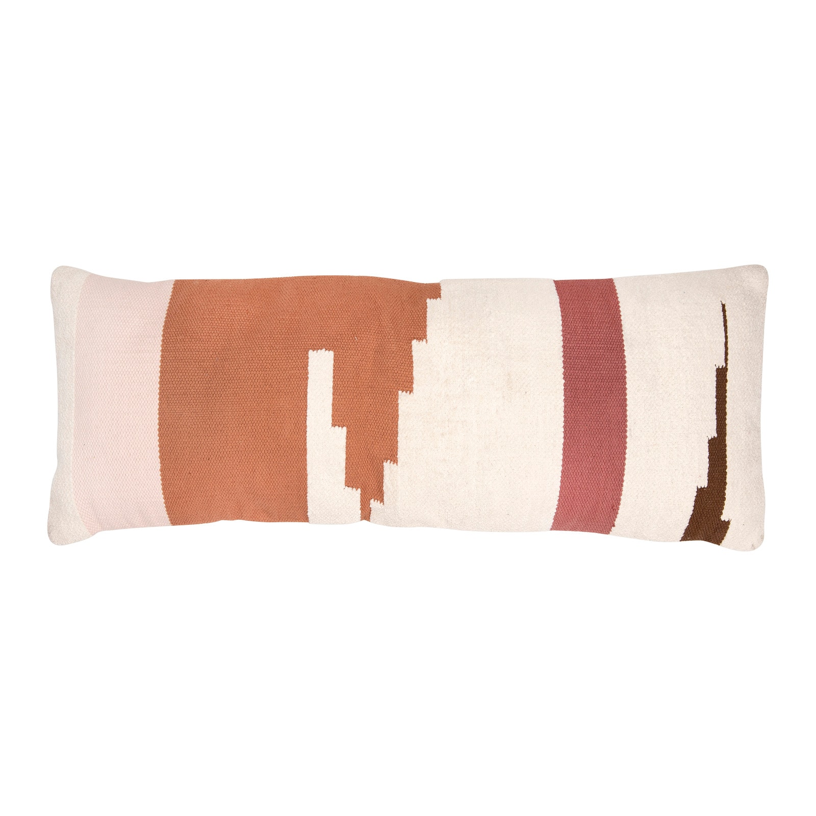 Hello Honey&#xAE; Multicolor Kilim Handwoven Cotton Lumbar Pillow