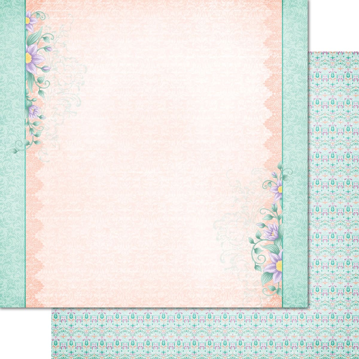 Heartfelt Creations&#xAE; Floral Banners Double-Sided Paper Pad, 12&#x22; x 12&#x22;