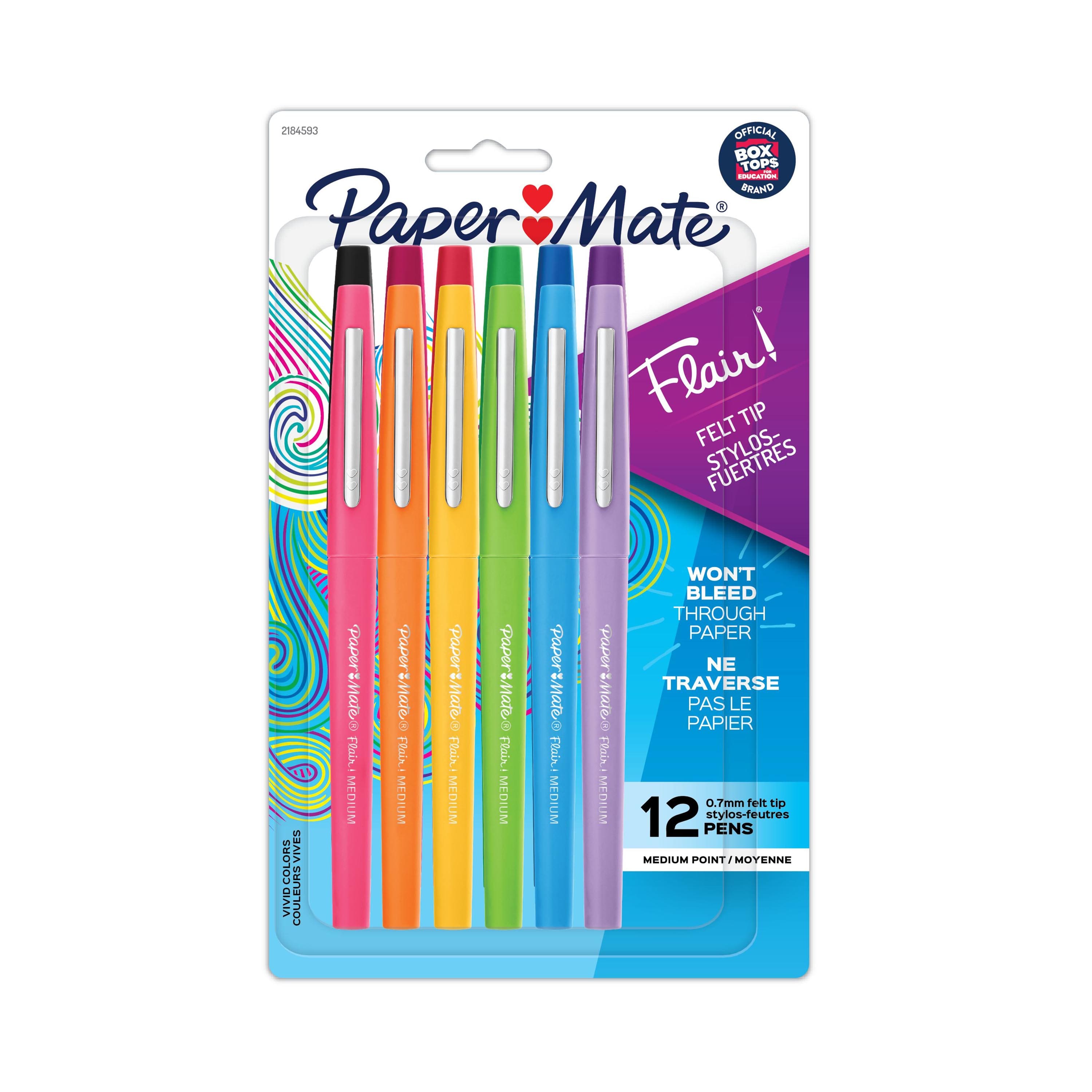 Paper Mate® Flair® Felt Tip Pen 12 Color Set