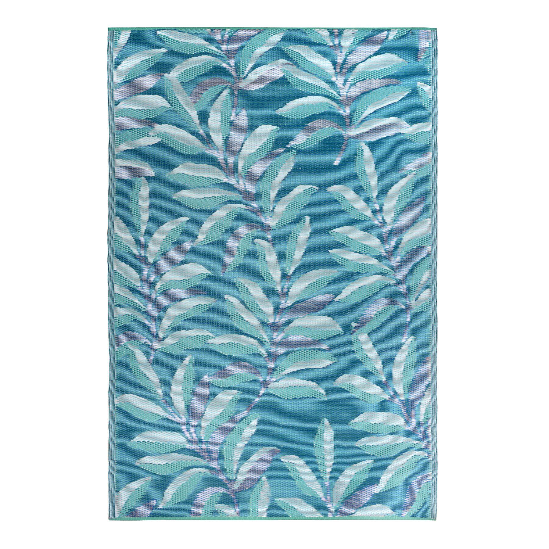Blue Foliage Outdoor Rug by Ashland®