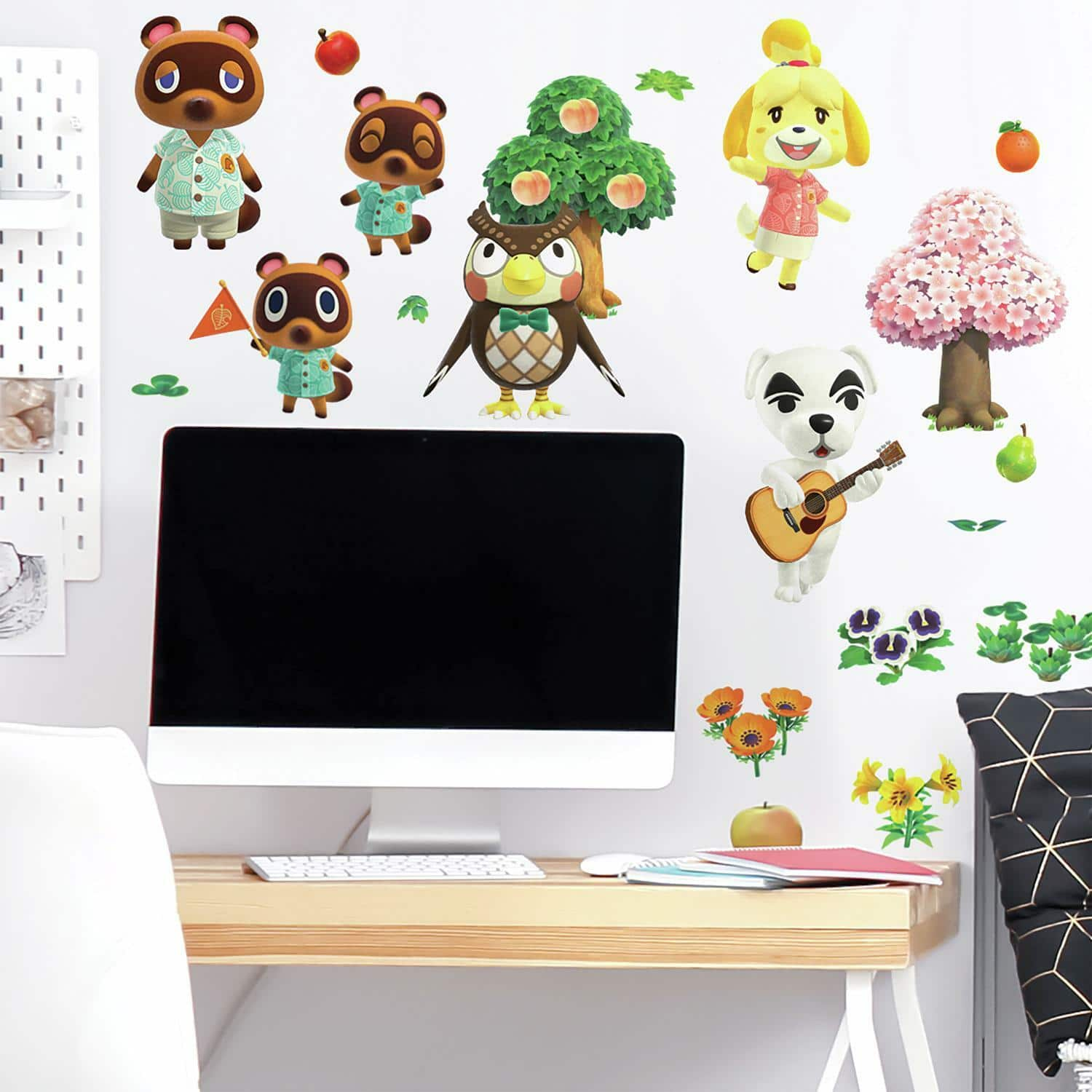 RoomMates Animal Crossing Peel &#x26; Stick Wall Decals