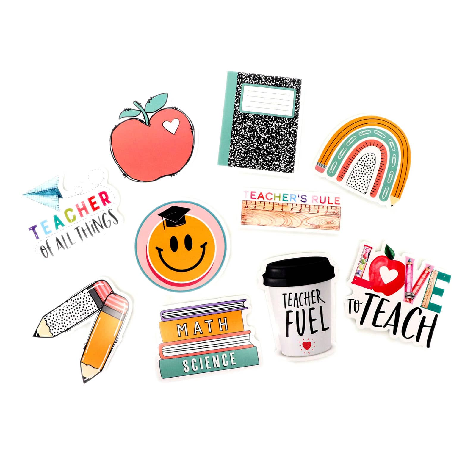 Vinyl Diecut Teacher Sticker Set by Recollections&#x2122;