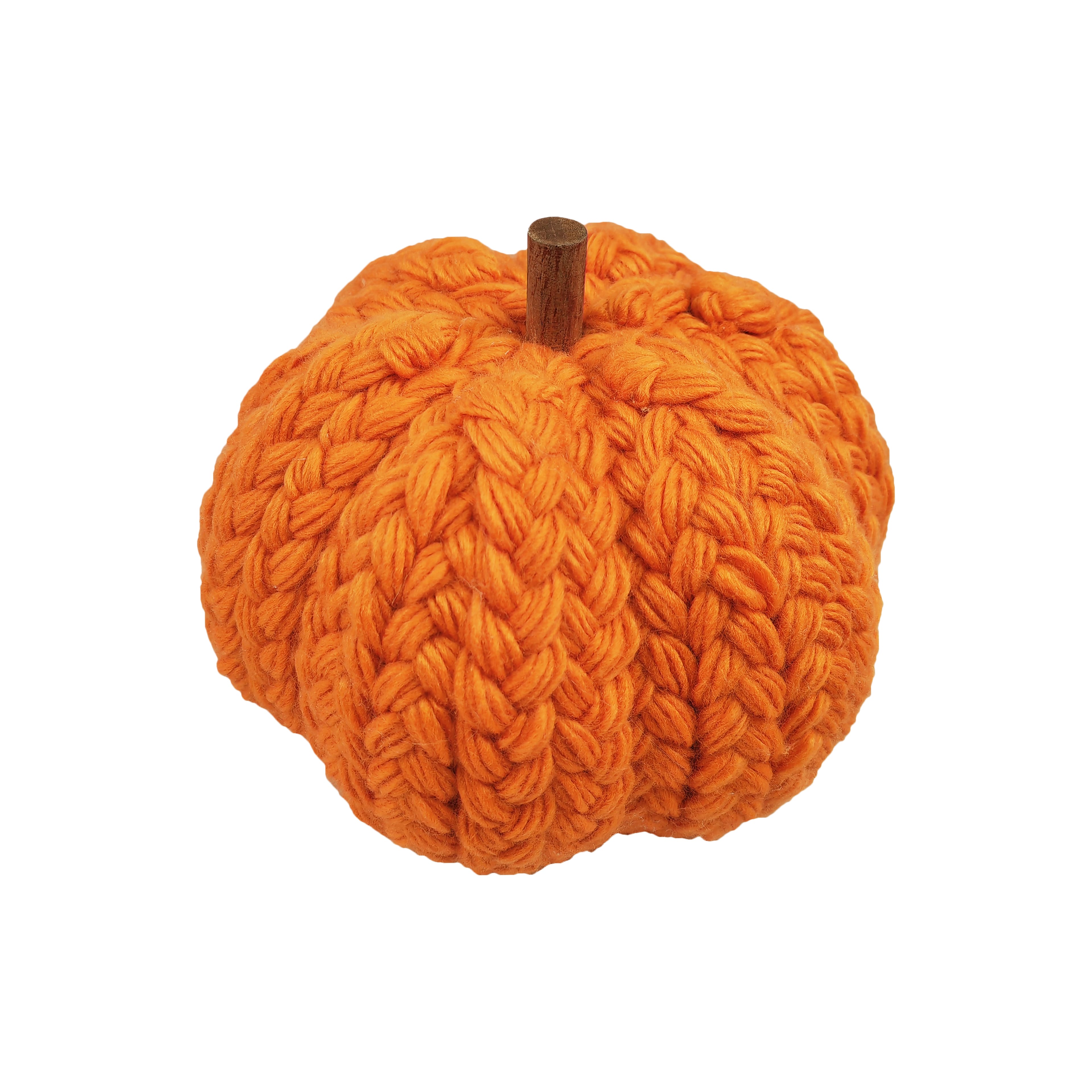 7&#x22; Orange Knit Tabletop Pumpkin by Ashland&#xAE;