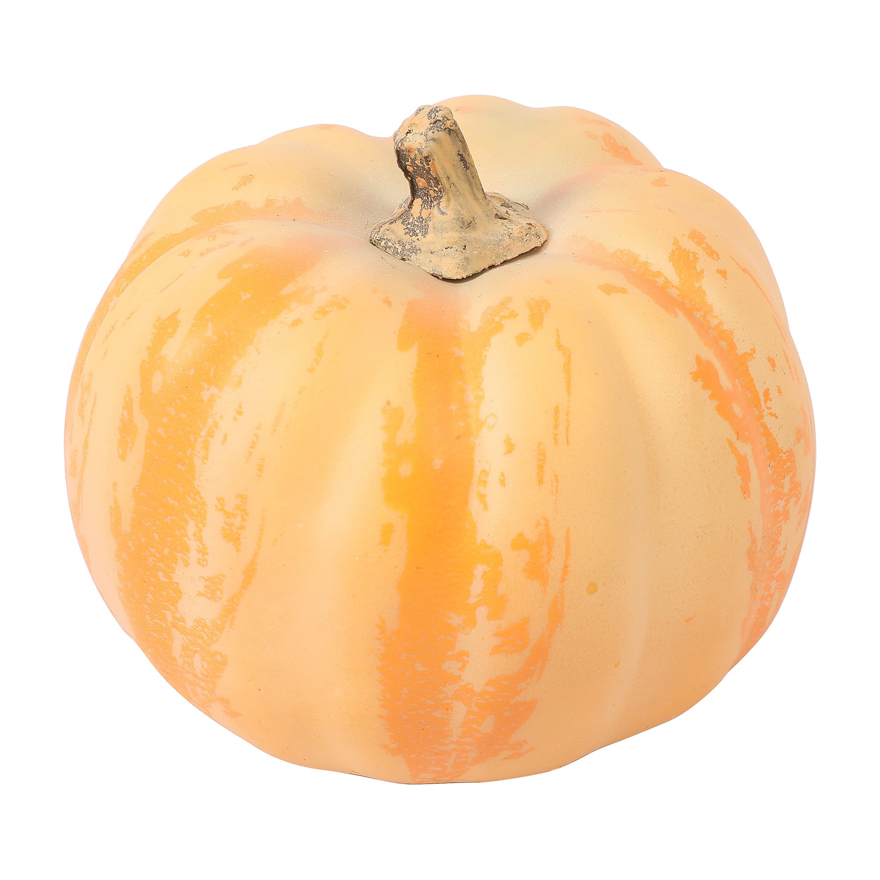4&#x22; Yellow &#x26; Orange Decorative Pumpkin by Ashland&#xAE;