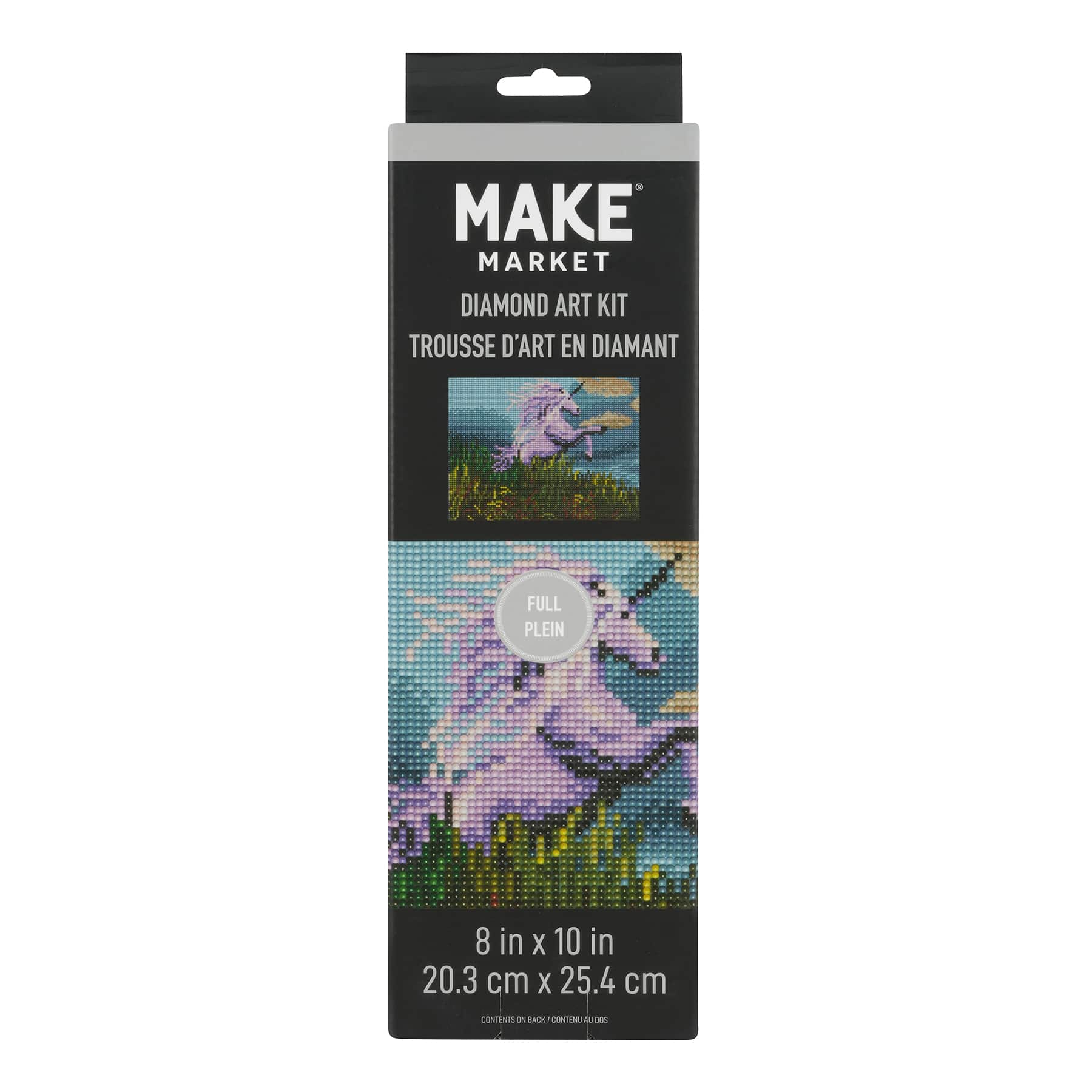 Purple Unicorn Diamond Art Kit by Make Market&#xAE;
