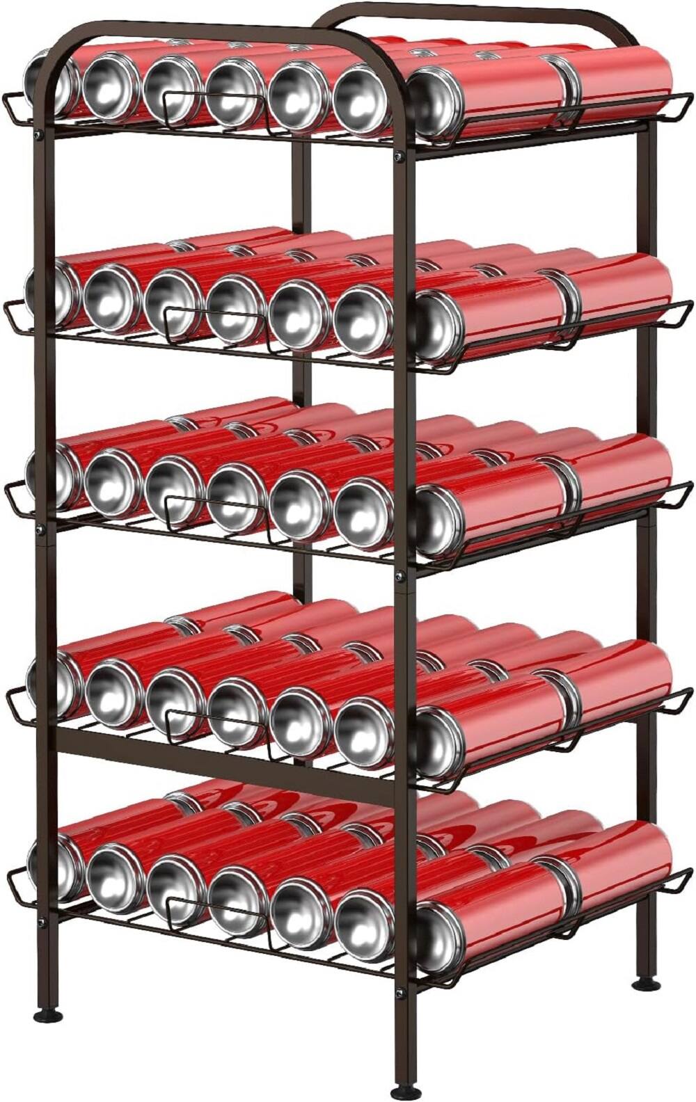 NEX™ 31" Bronze Freestanding 5-Tier Water Bottle Organizer