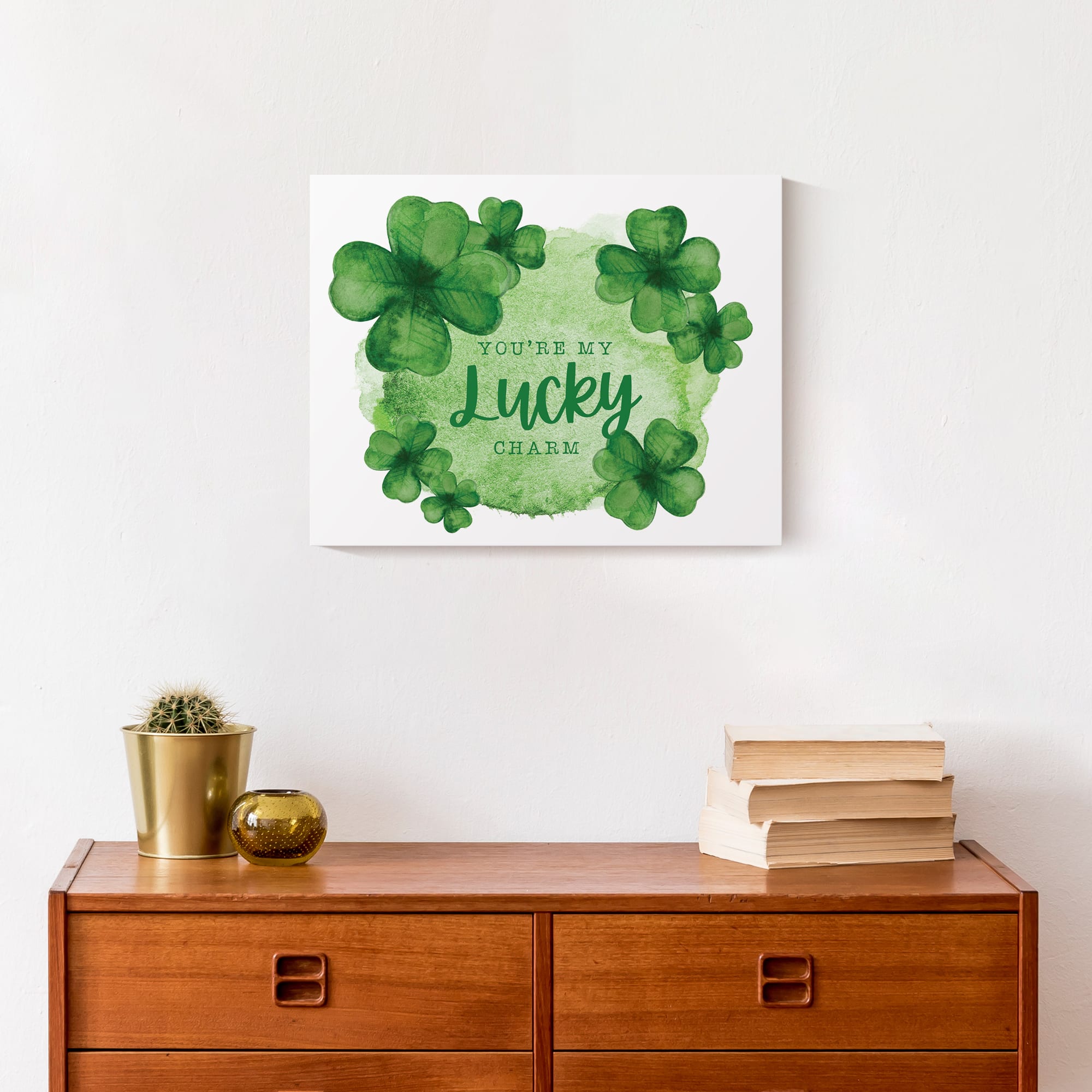 You&#x27;re My Lucky Charm Canvas Wall Art