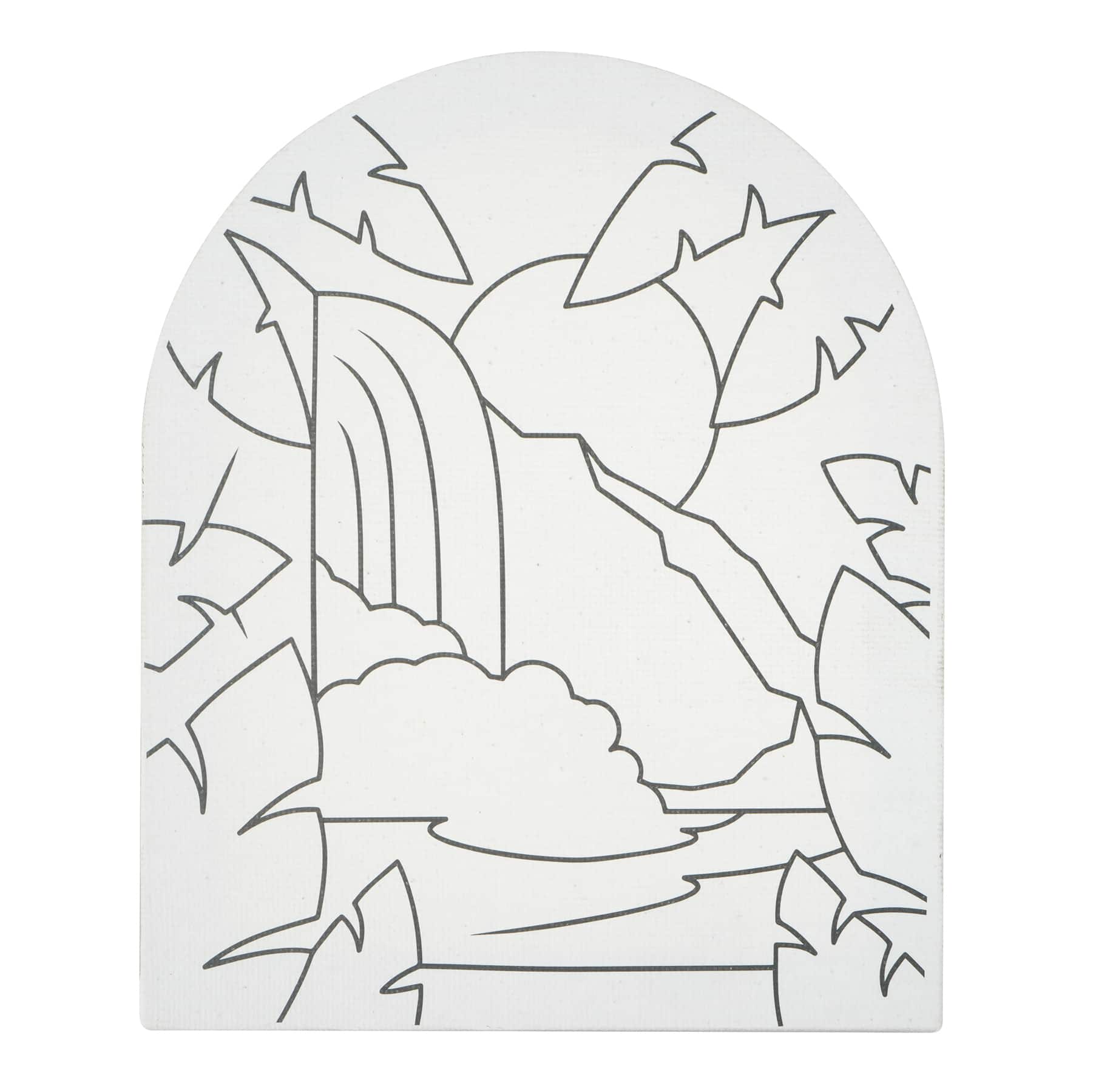 Mini Waterfall Arch Canvas Painting Kit by Craft Smart®