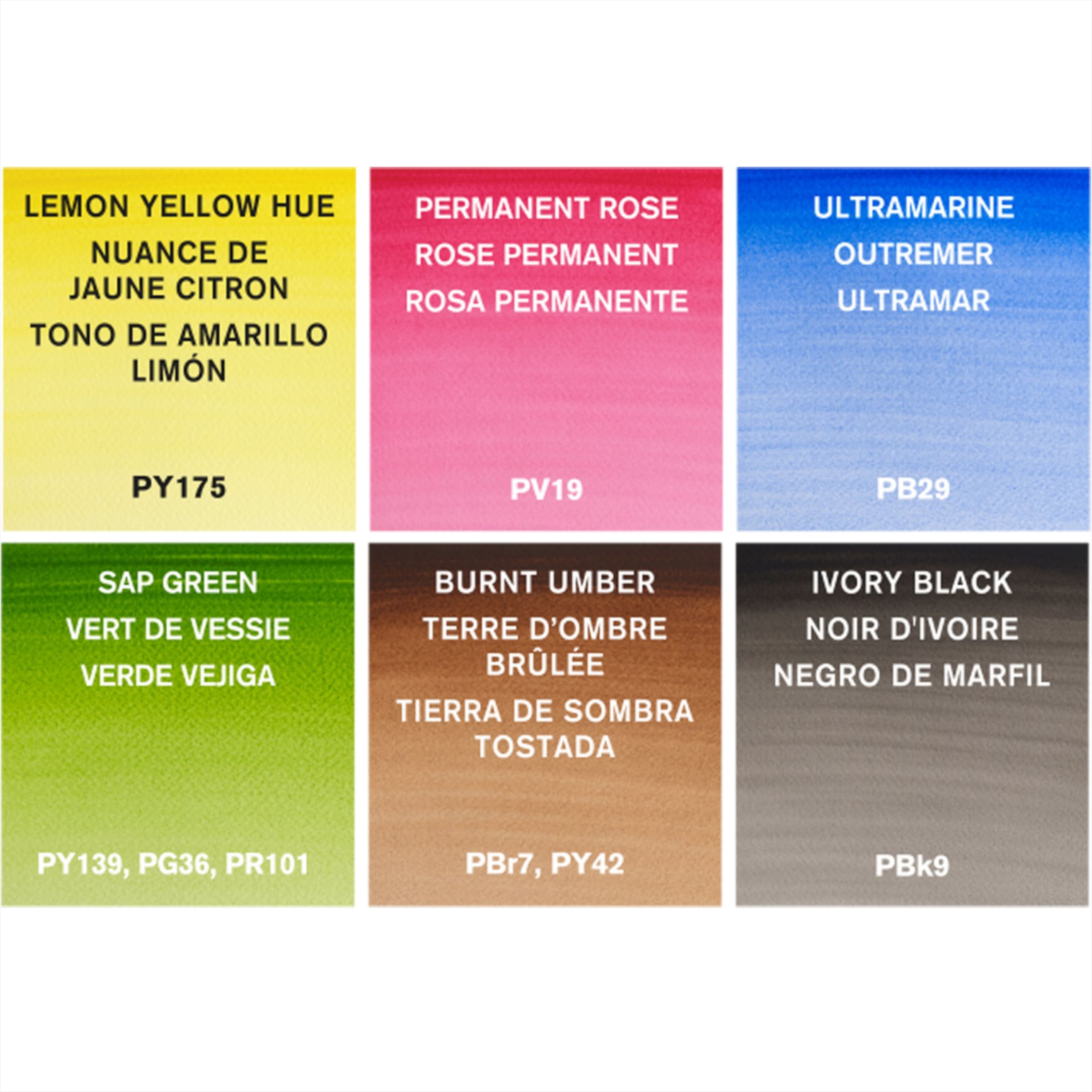 Winsor &#x26; Newton&#x2122; Cotman Watercolour&#x2122; 6 Color Paint Tube Set